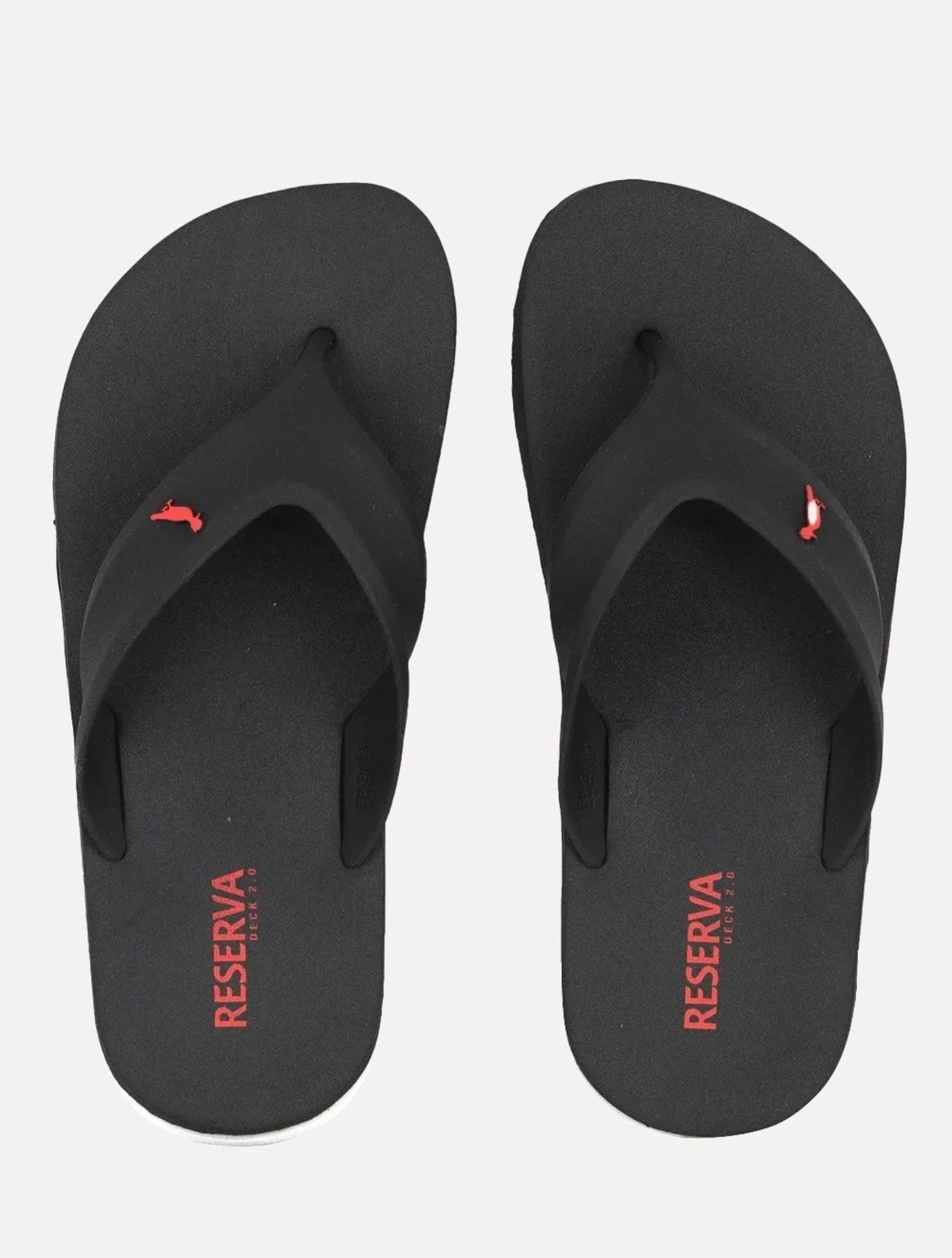 Chinelo Reserva Masculino RSV Deck Rubber Cáqui/ Preto