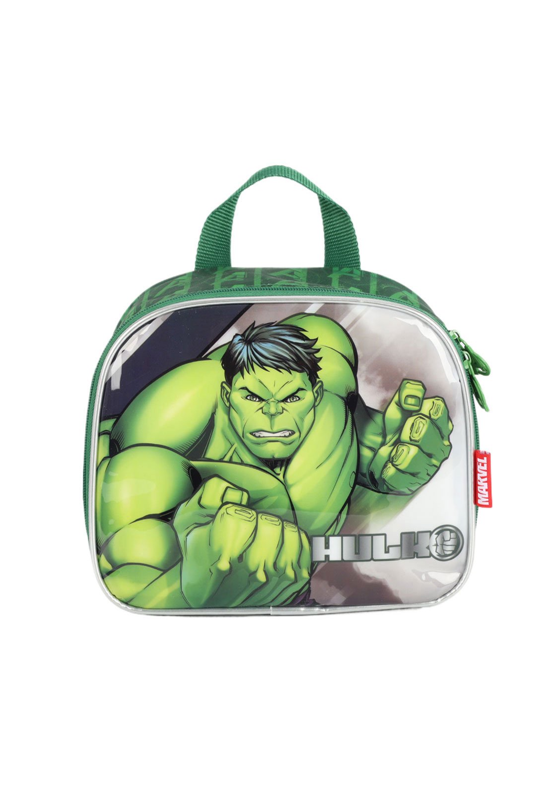 Infantil – Lancheira Costas Avengers Verde