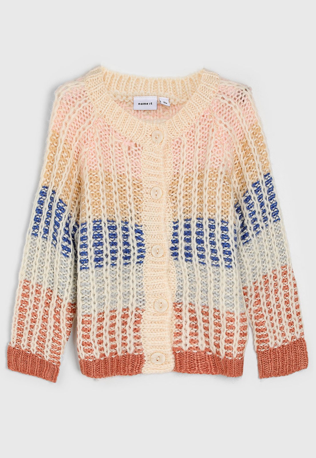 Infantil – Cardigan Name It Tricot Bege