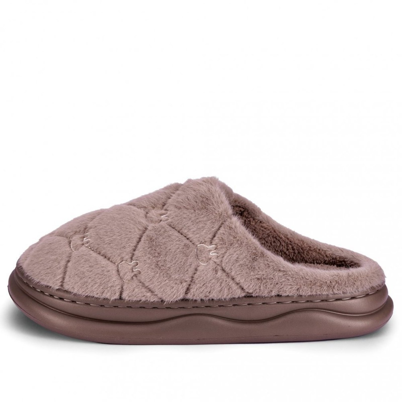 Infantil - Pantufa Feminina Nuvem Pluma em Pelo Zariff 803336 Zariff Marrom
