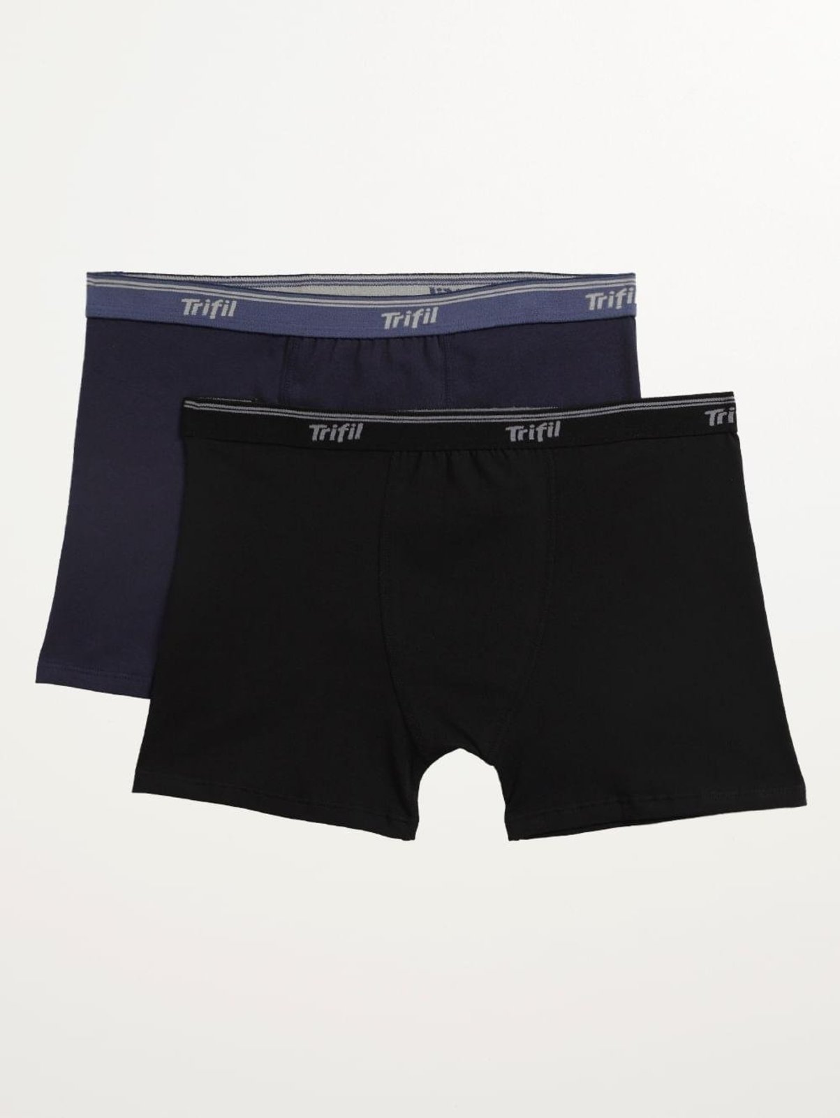 Kit com 02 Cuecas Algodão Trifil Masculina MARINHO/PRETO