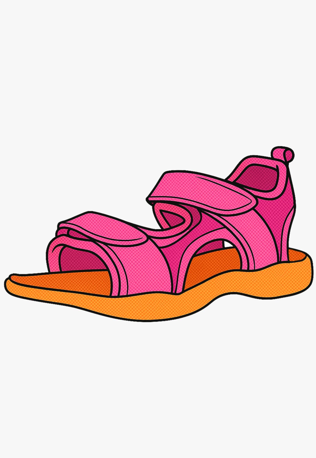 Vista 2 Infantil - Kit Caixa Sortida 2 Pares Sandalia Papete Menina Feminina Box Divertido Pópidi incolor Pópidí incolor