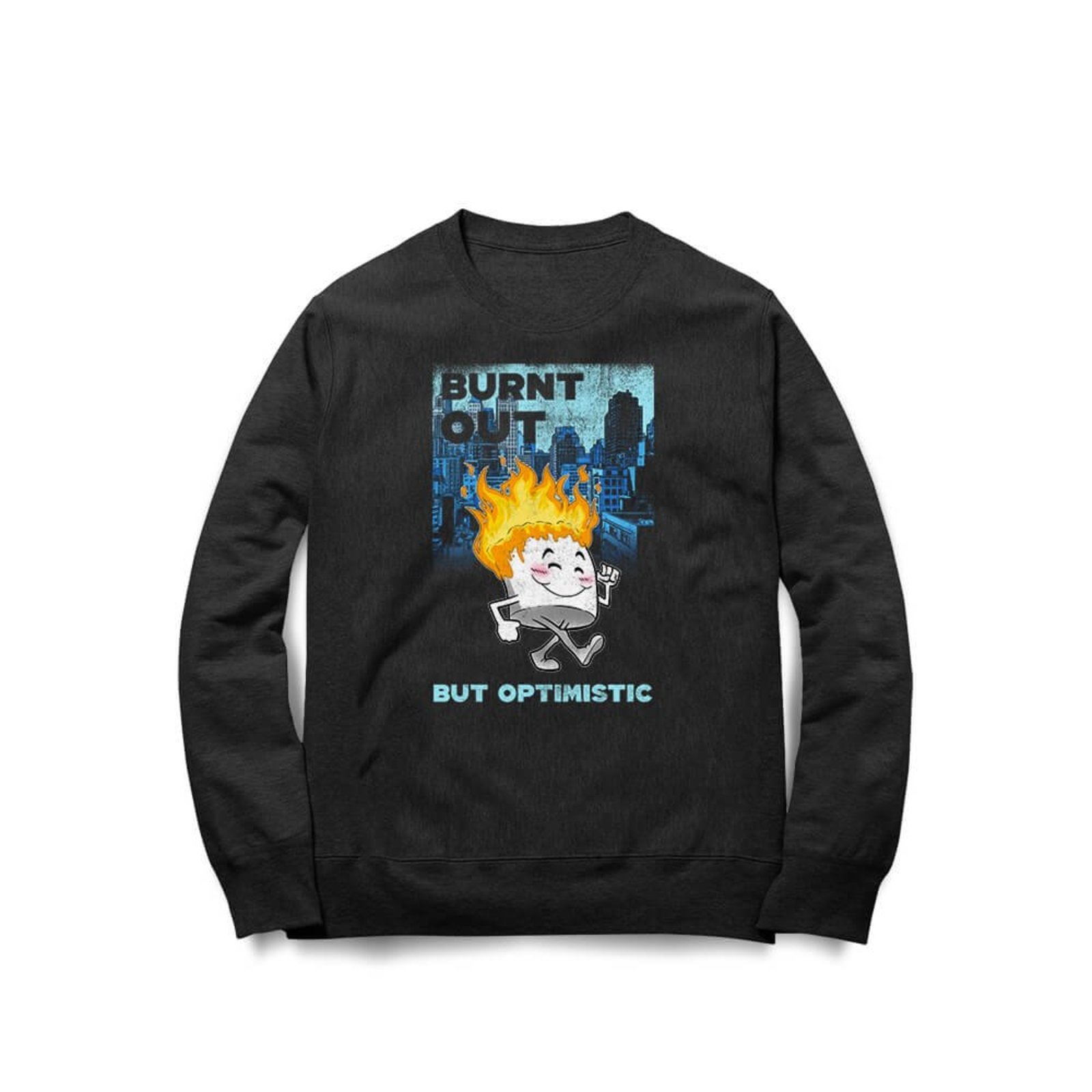 Moletom Burnt Out - Preto - Casual - Studio Geek