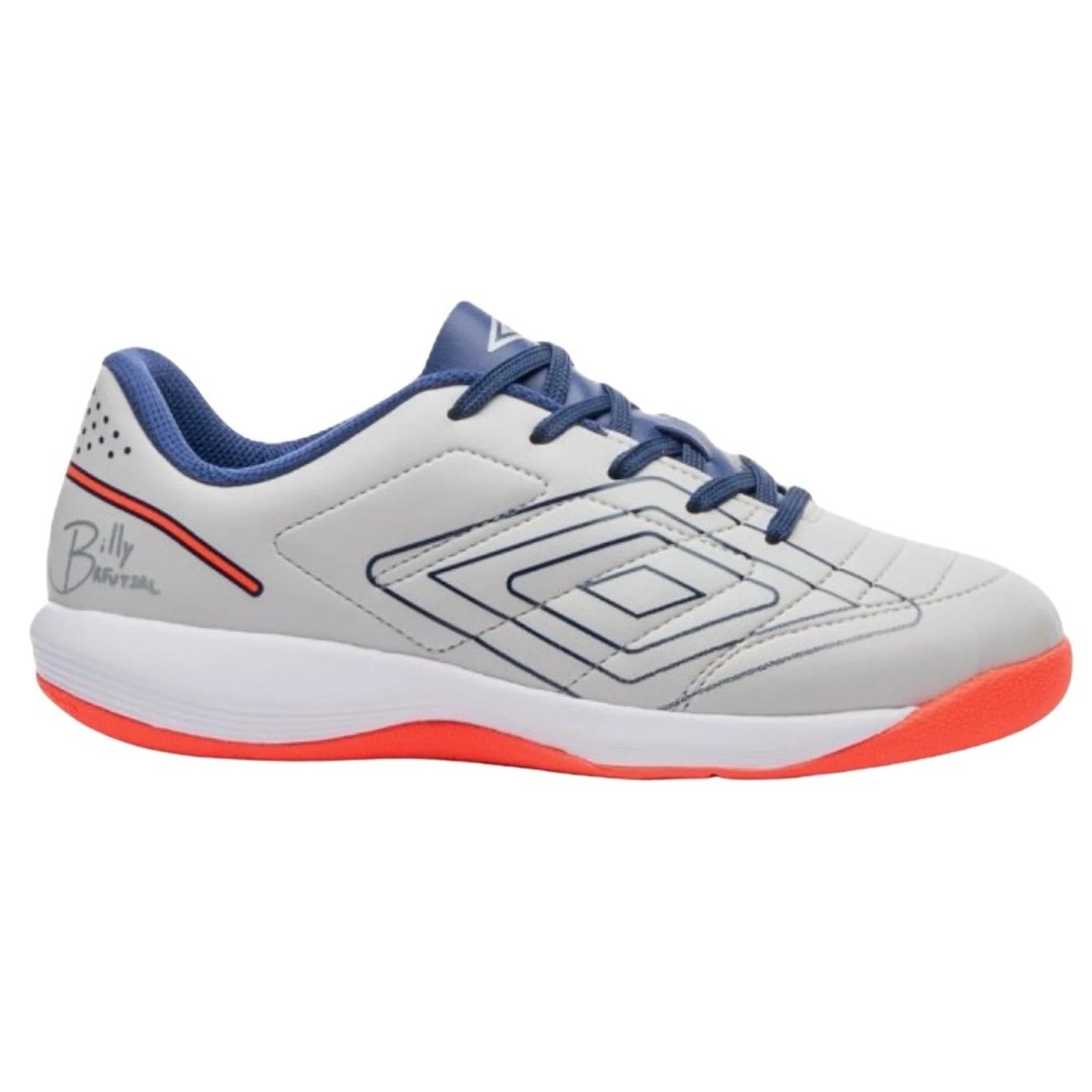 Vista 2 Infantil - Chuteira Umbro Futsal BR Jr cinza Umbro cinza