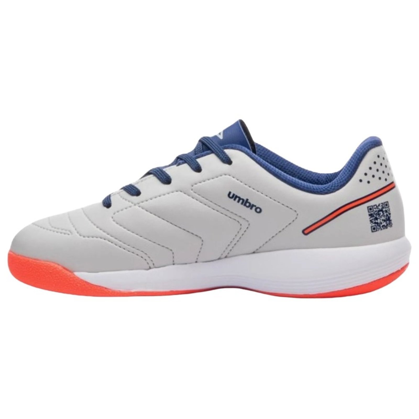 Vista 3 Infantil - Chuteira Umbro Futsal BR Jr cinza Umbro cinza