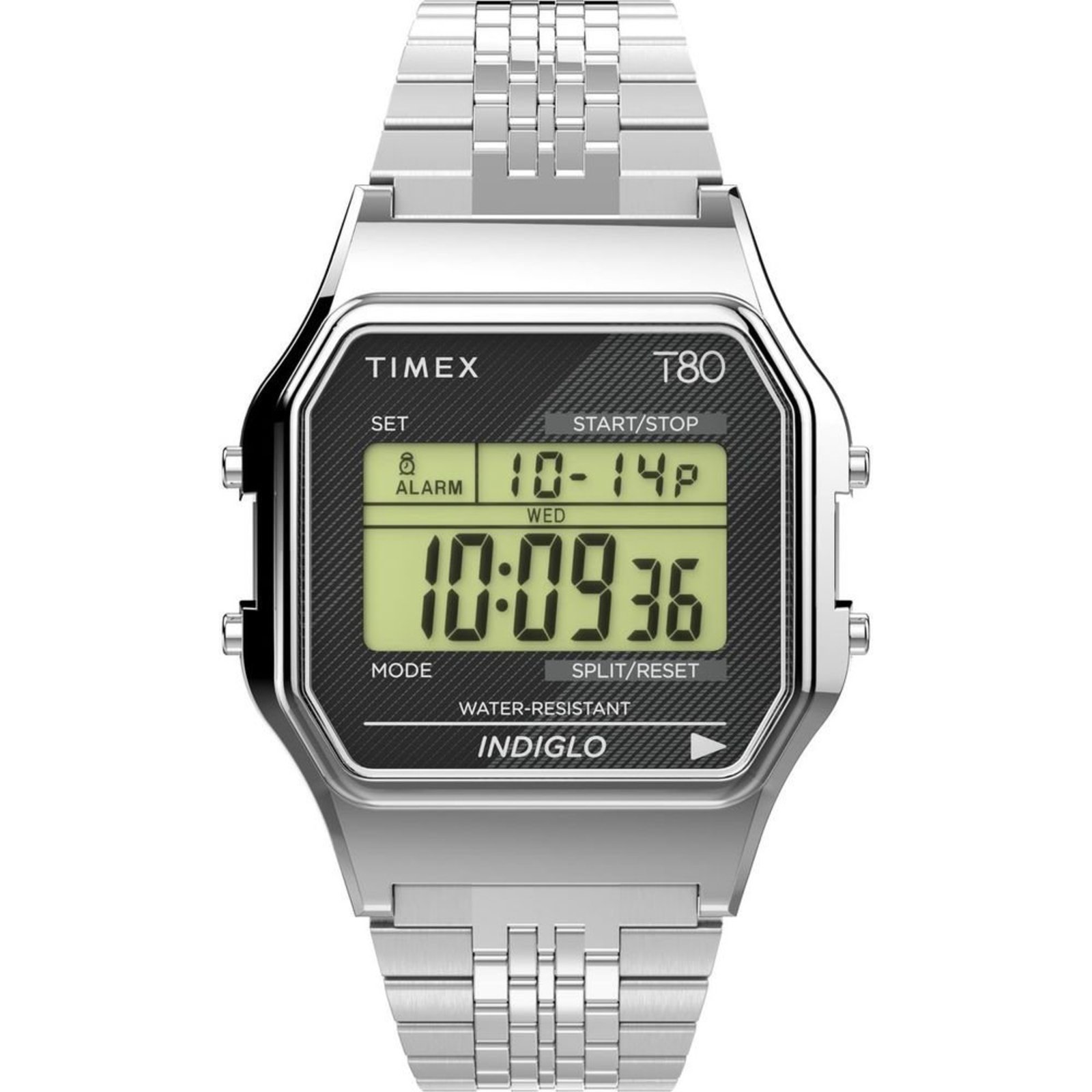 Relógio Unissex Digital Vintage T80 Prata Timex Timex