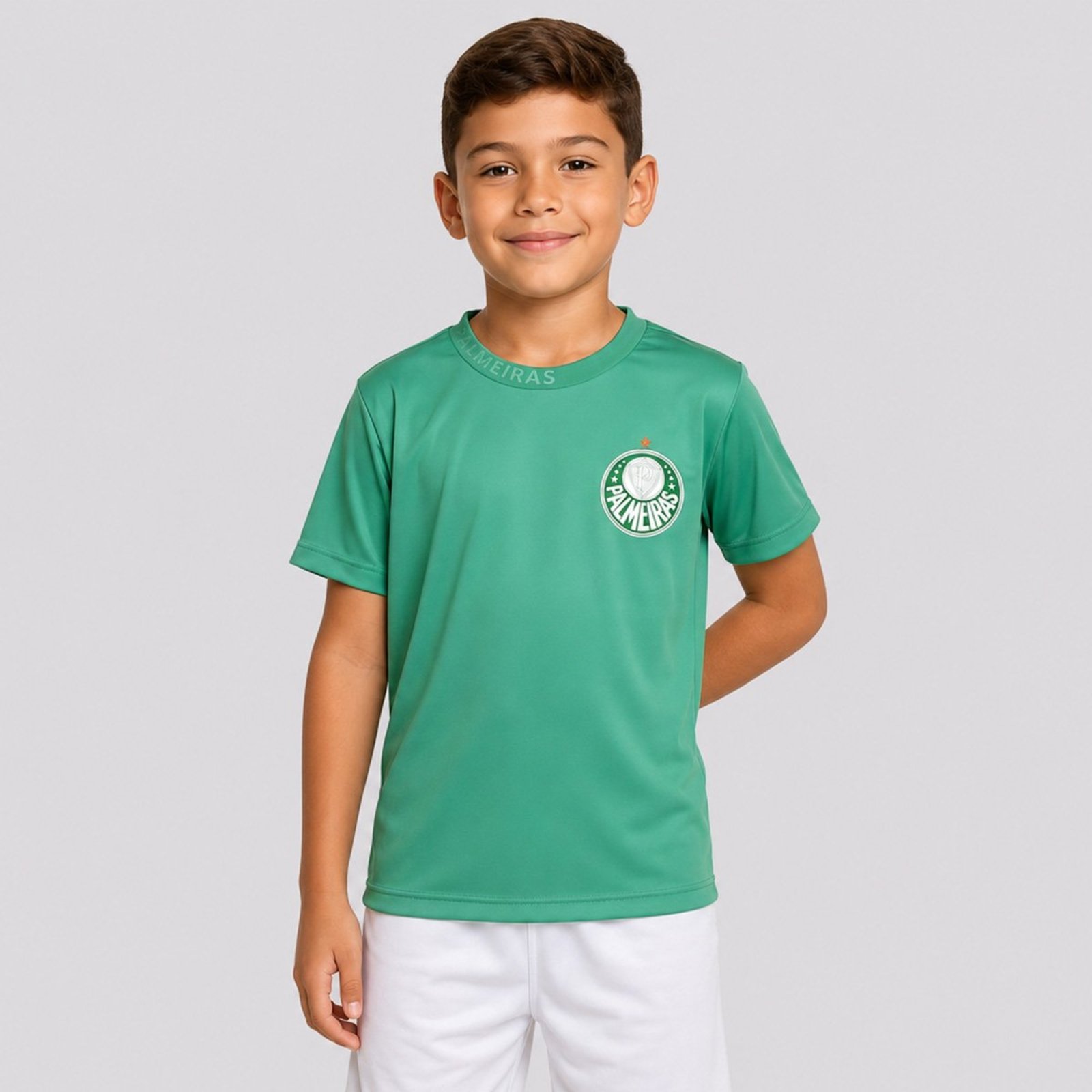 Camisa Palmeiras 1914 Escudo Juvenil Verde
