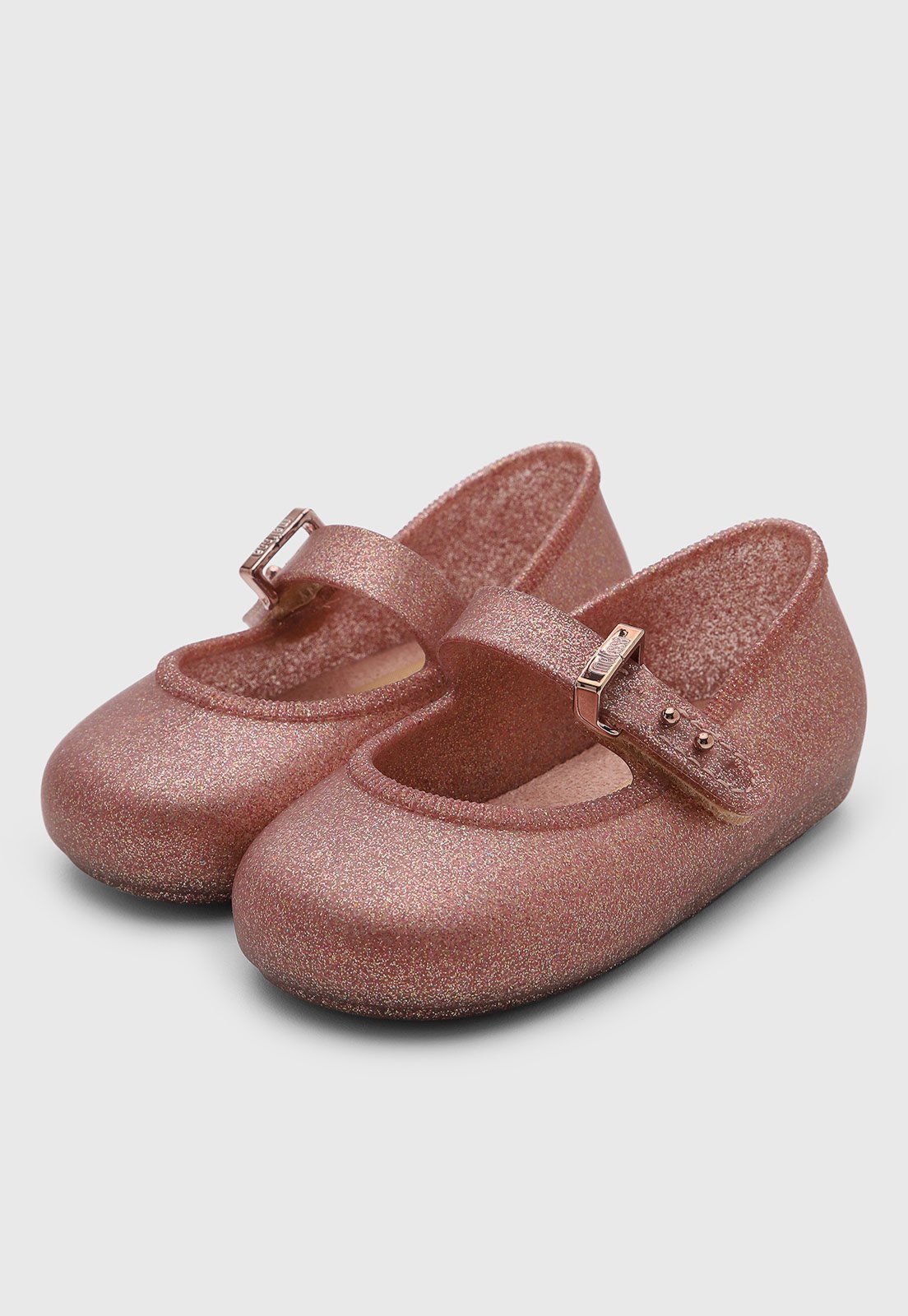 Infantil - Sapatilha Mini Melissa Soft Ballerina Brilhante Rosa