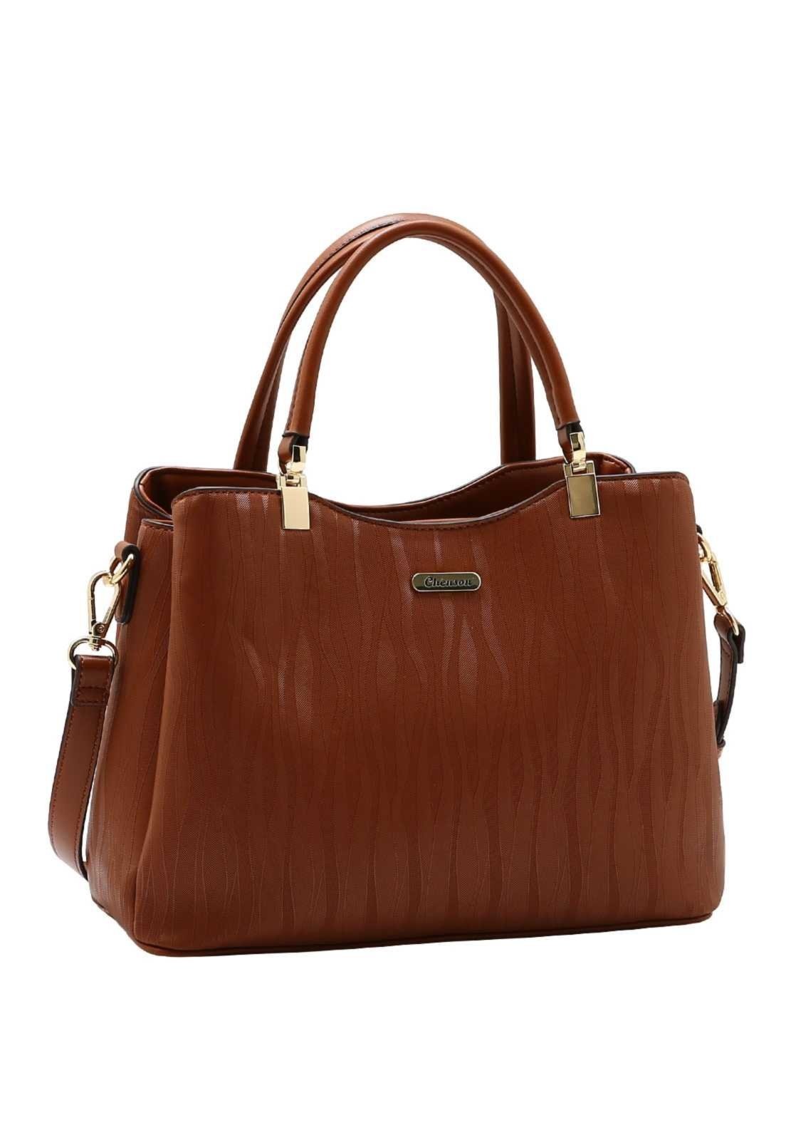 Bolsa Feminina Chenson Mão Waves 3485894 Marrom