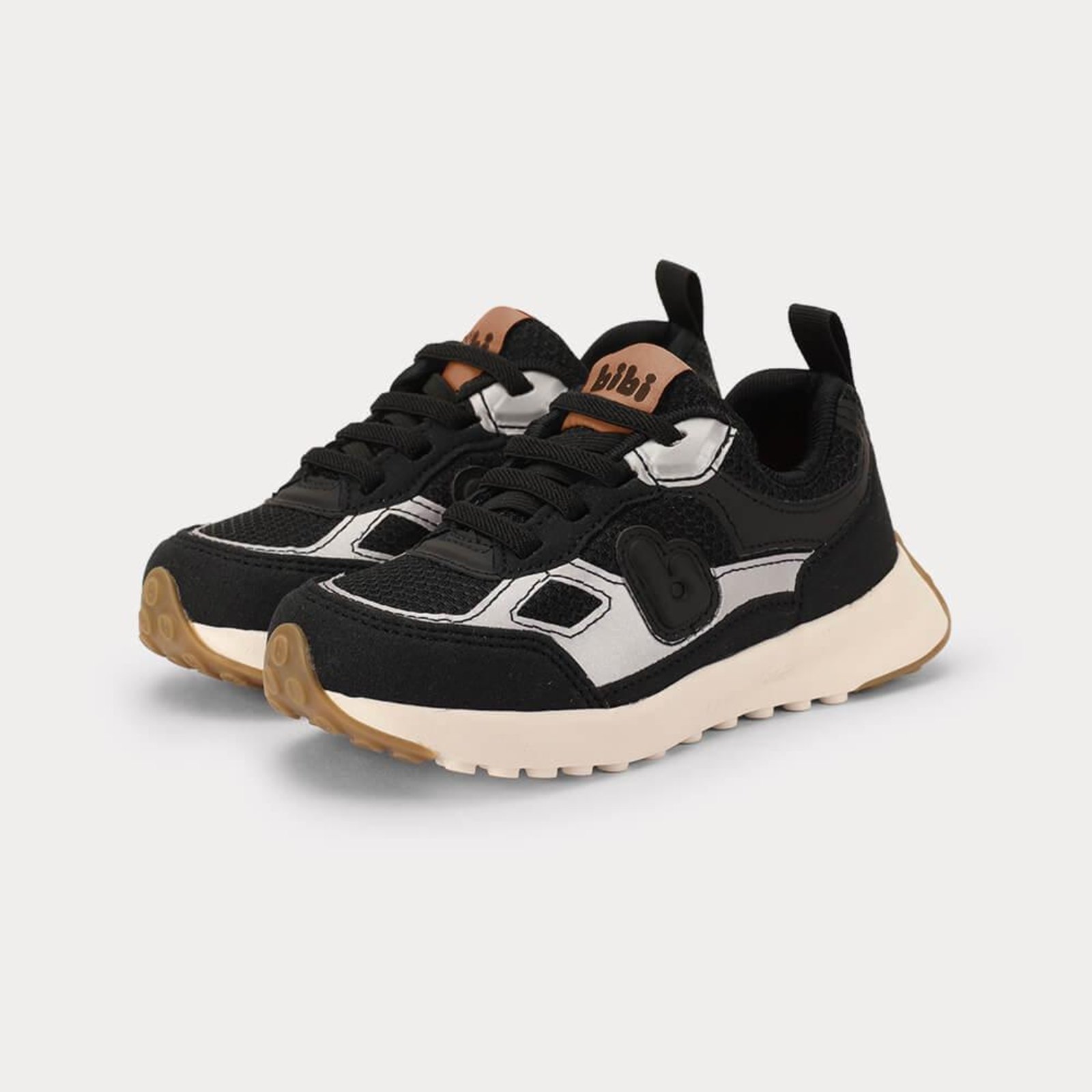 Vista 3 Infantil - Tênis Bibi Jogging com Prata Calçados Bibi branco Calçados Bibi branco