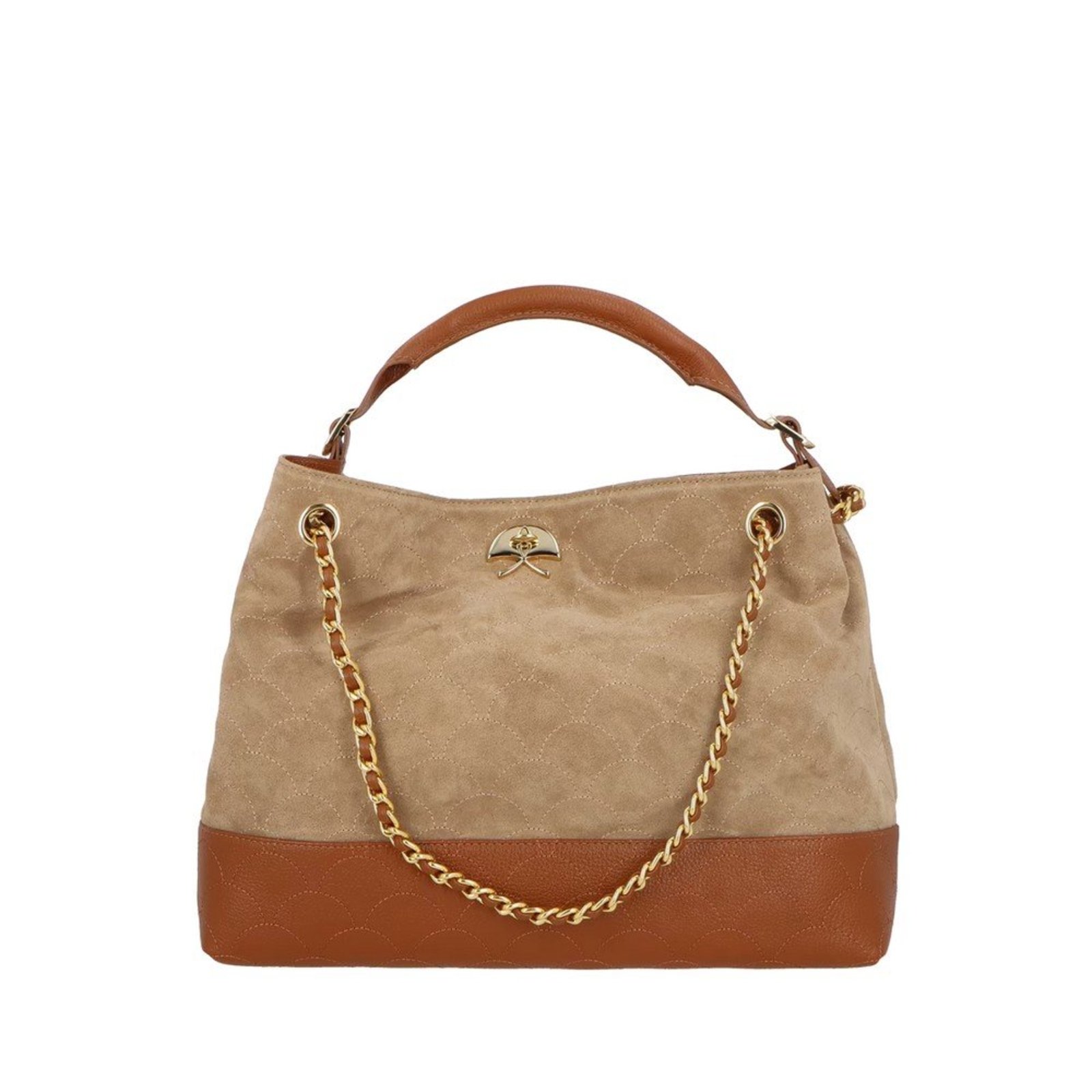 Bolsa Luiza Barcelos 77771375 Marrom Claro