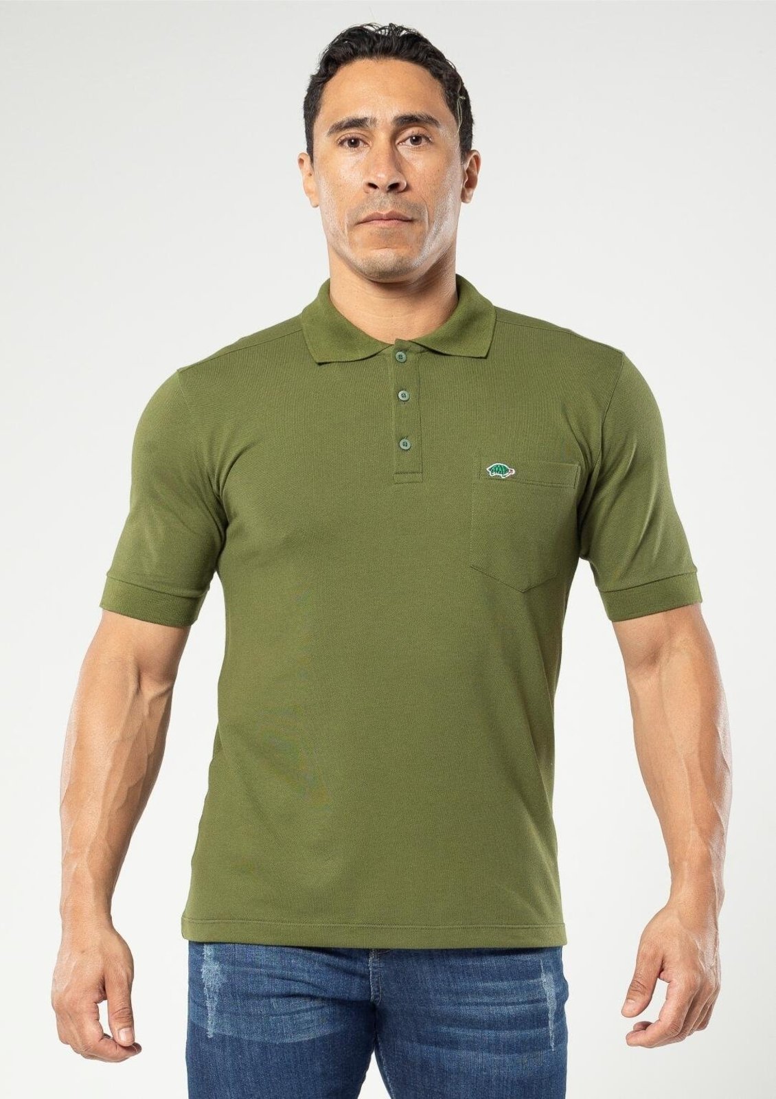 Camisa Polo Masculina | Pau a Pique Verde