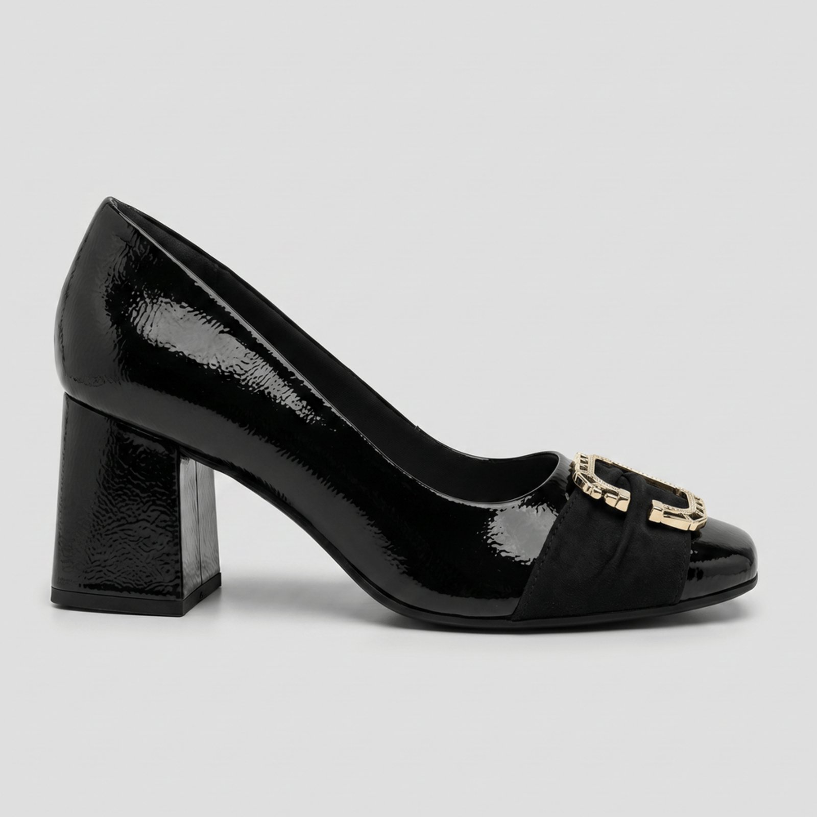 Scarpin Daniela Salto Alto Preto