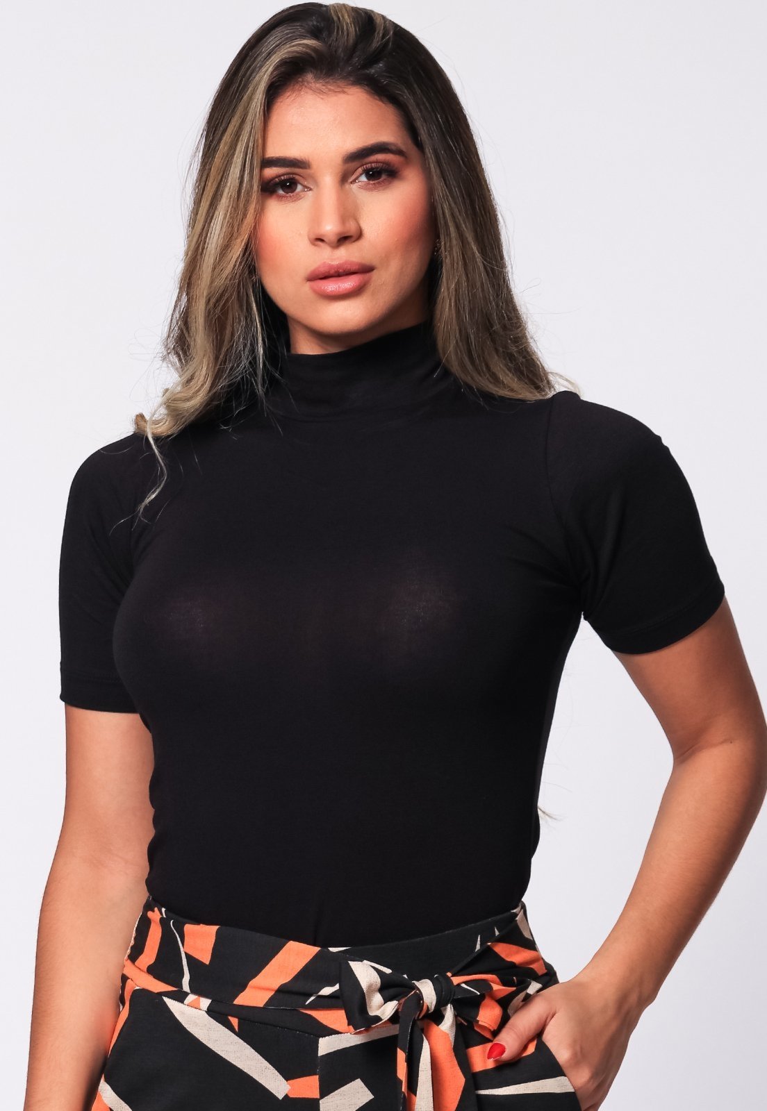 Blusa Cacharrel M/C Julia B’Bonnie Preta