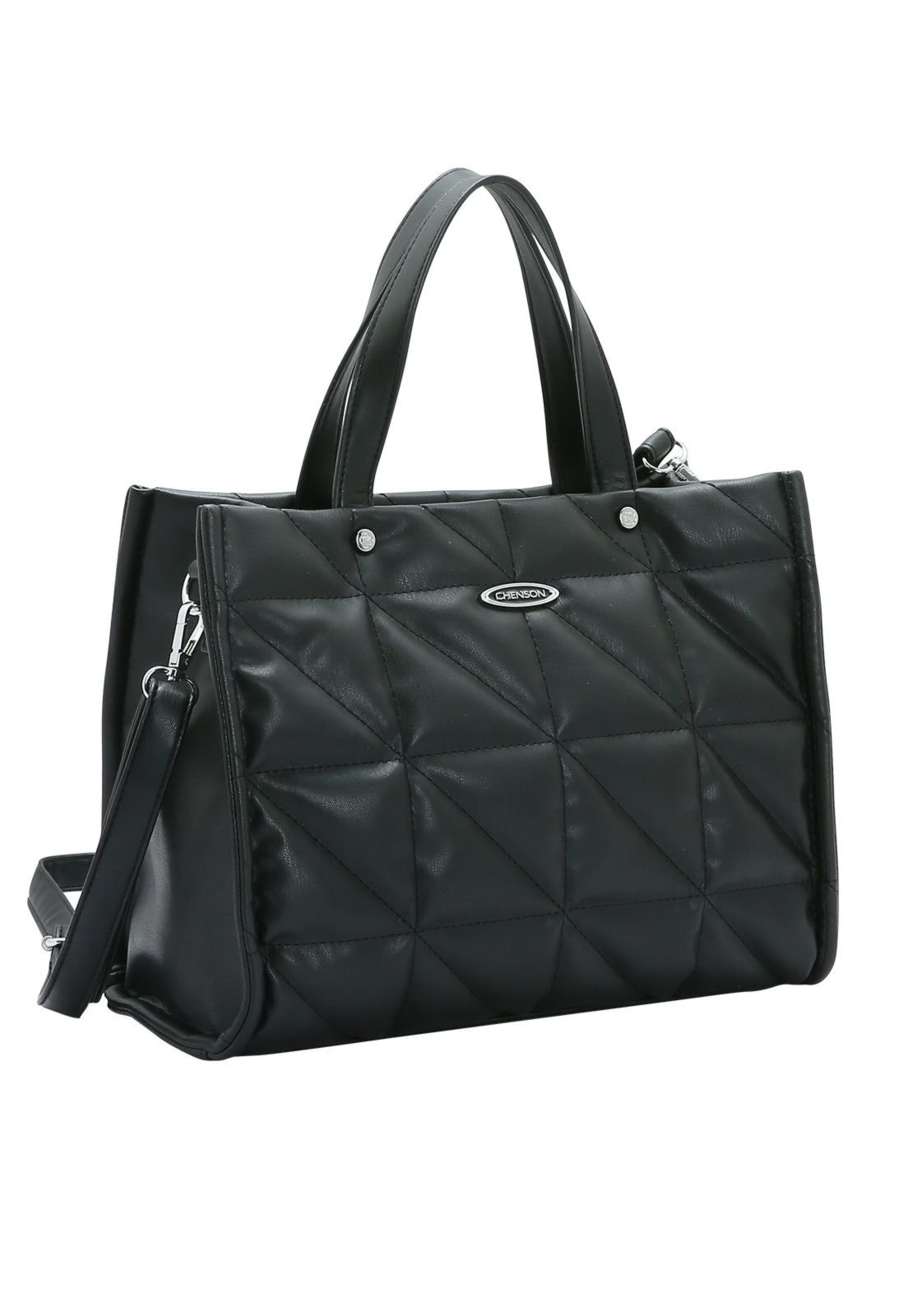 Bolsa Feminina Fashion Puffer Mão Preto 3484441