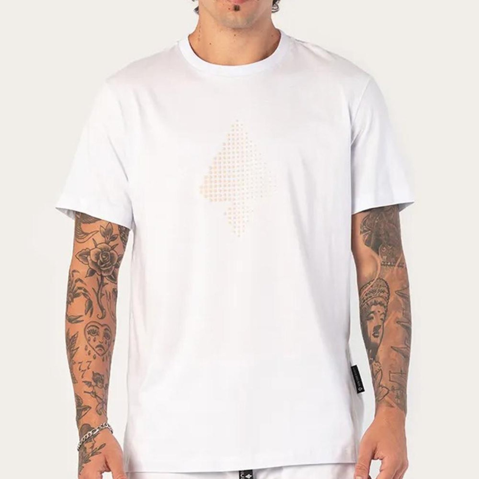 Camiseta MCD Espada Pontilhada SM26 Masculina Branco
