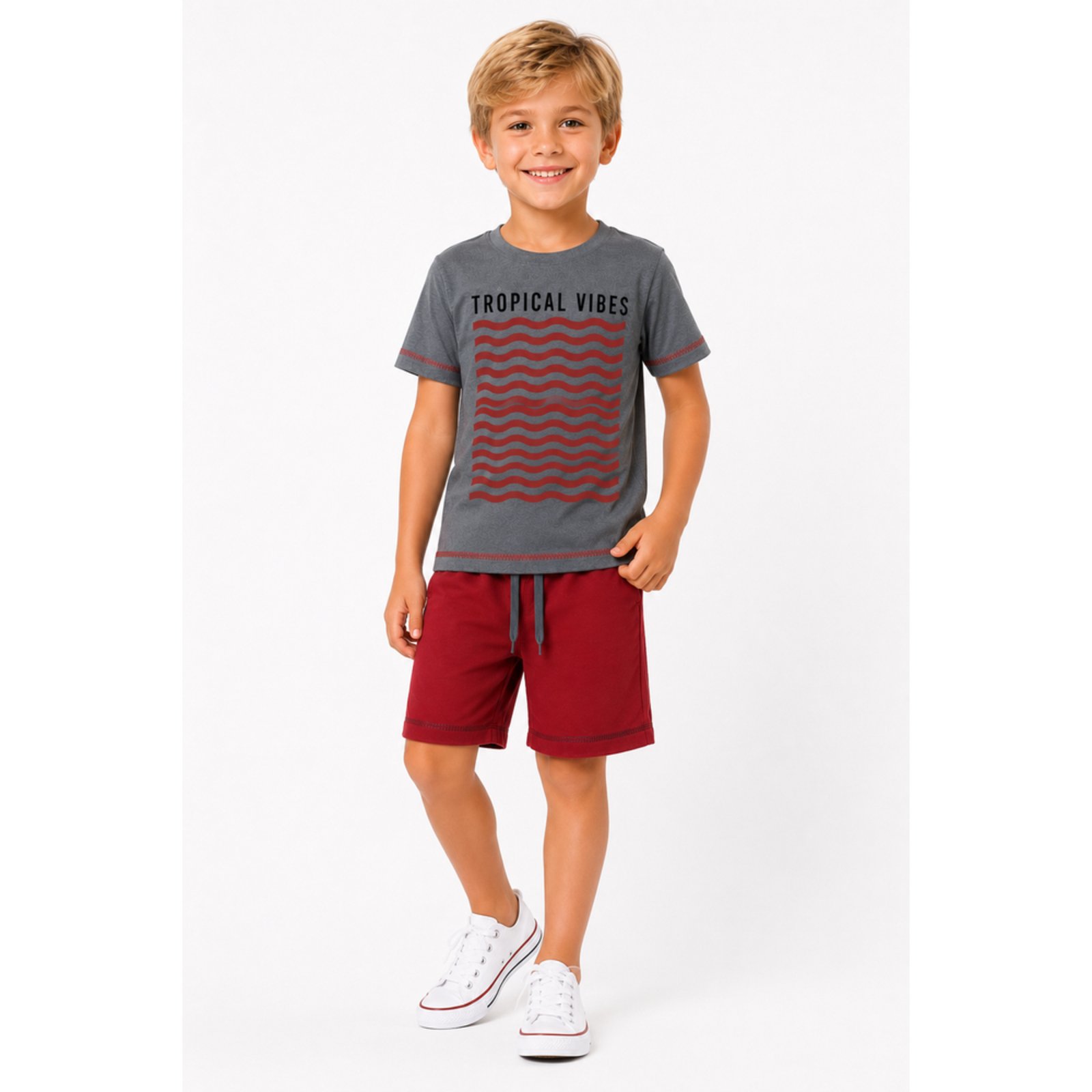 Infantil - Conjunto Menino Verão Street Soul Kangulu