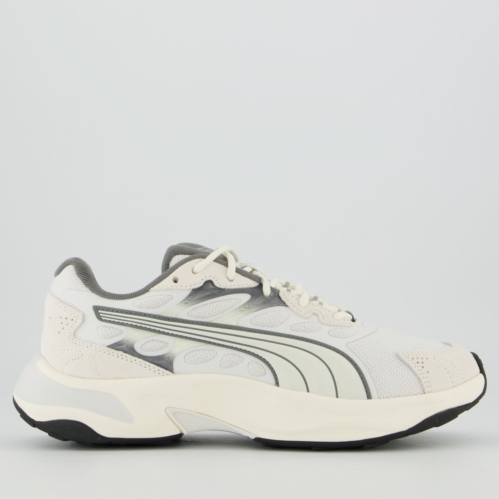Tênis Puma Insphere Branco e Cinza