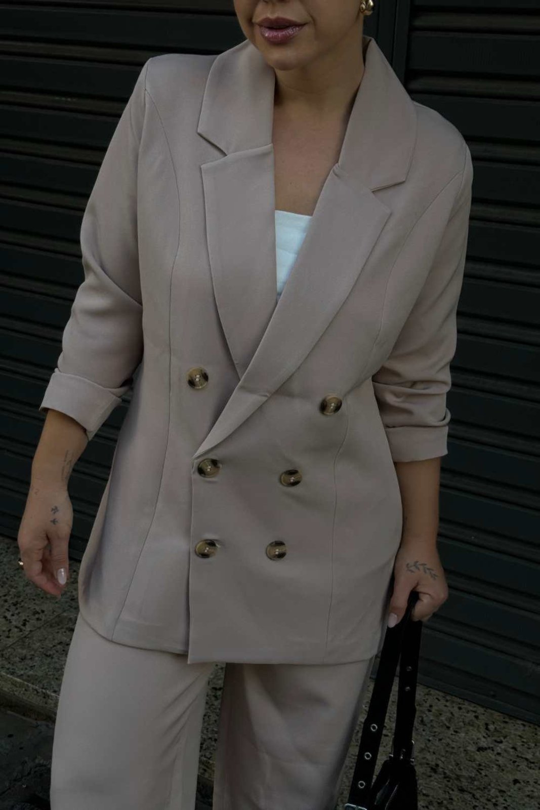 Blazer Vanibele Forrado Nude