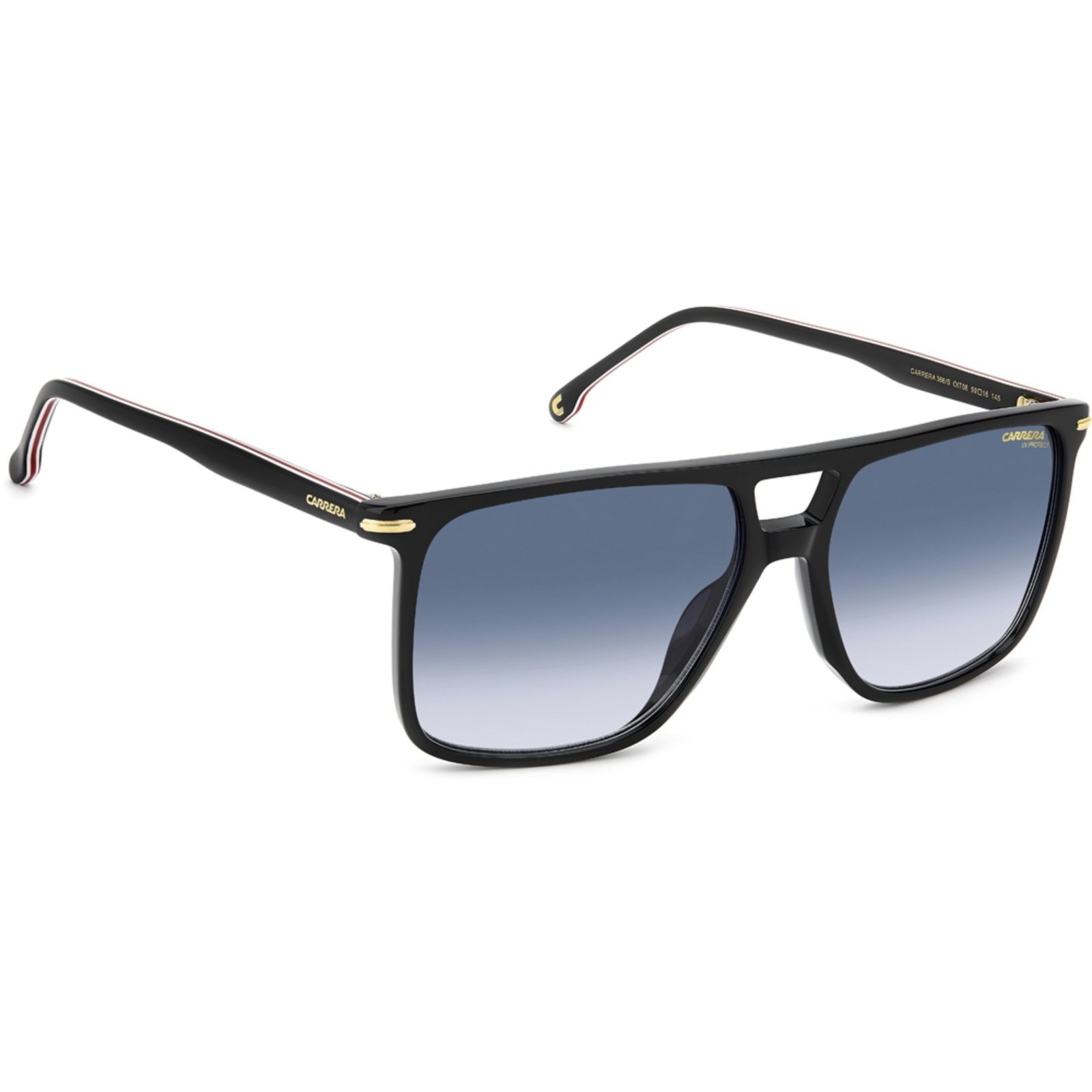 Vista 3 Óculos de Sol Carrera 366S OIT 5908 Masculino preto Carrera preto