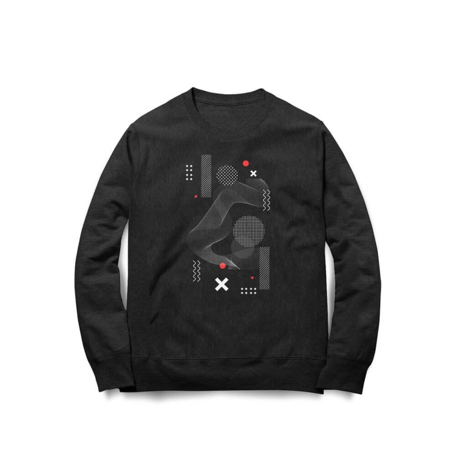 Moletom Wireframe - Preto - Casual - Studio Geek