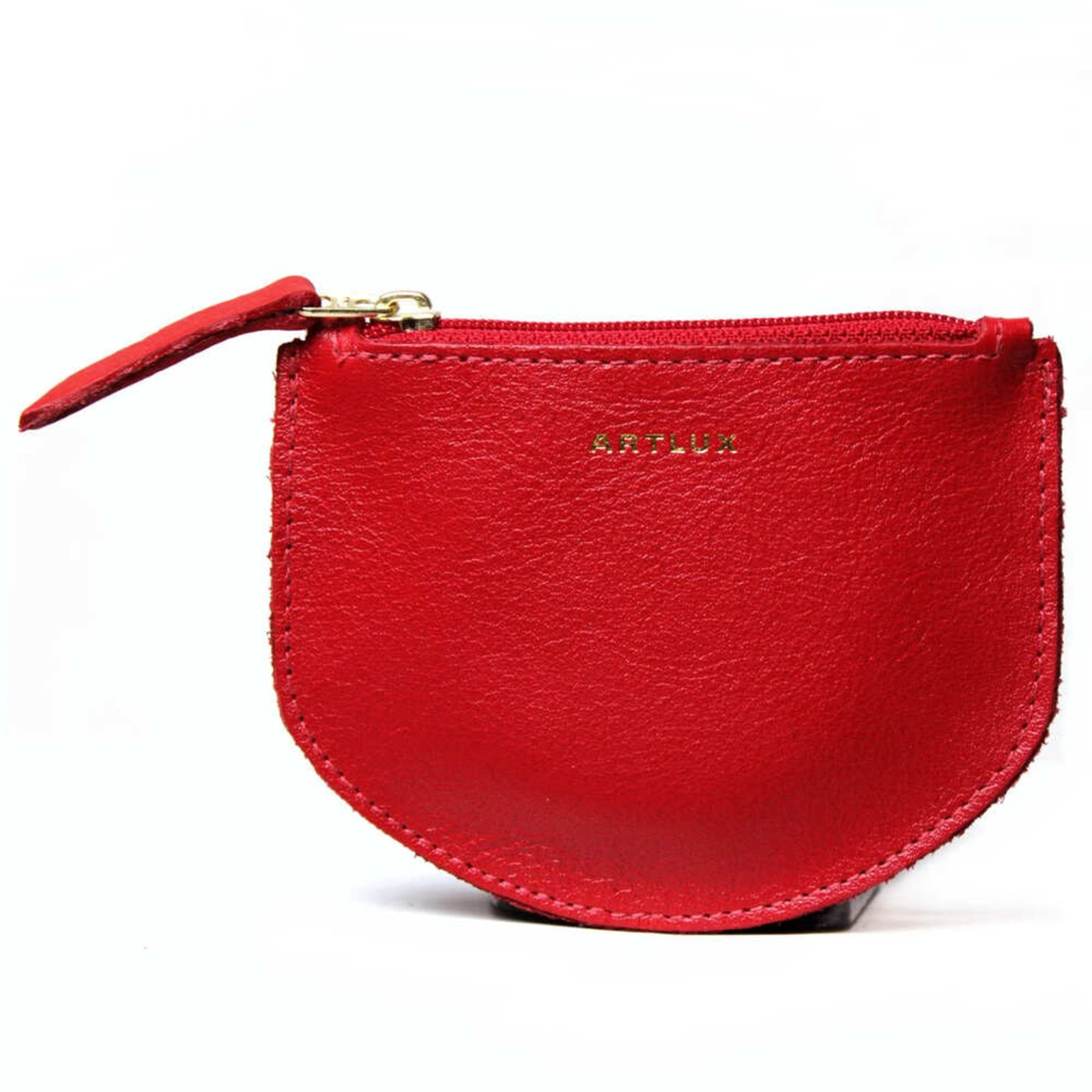 Porta Moedas em Couro Artlux Vermelho 3065