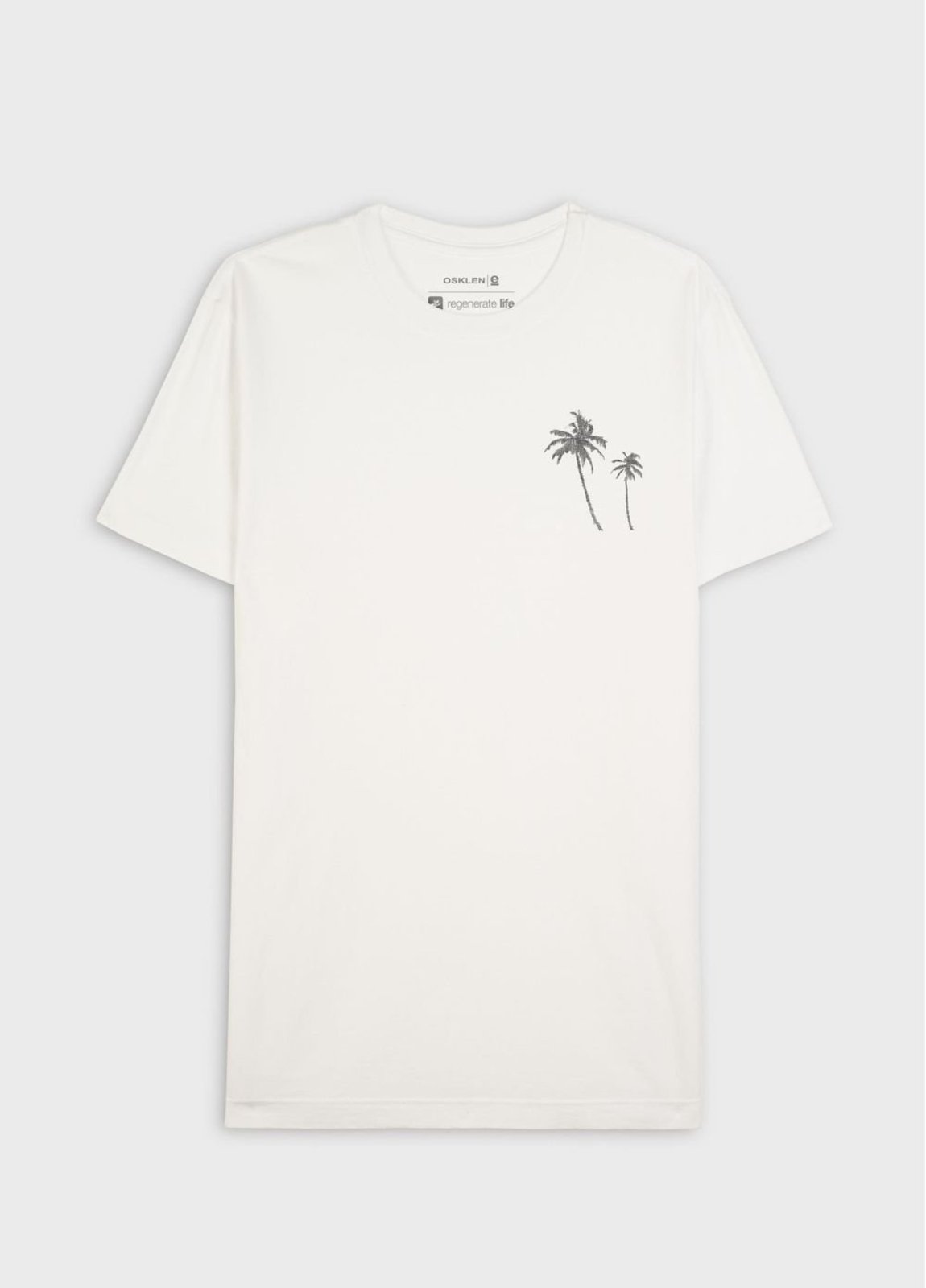 T-shirt slim stone coqueiro gaze OSKLEN