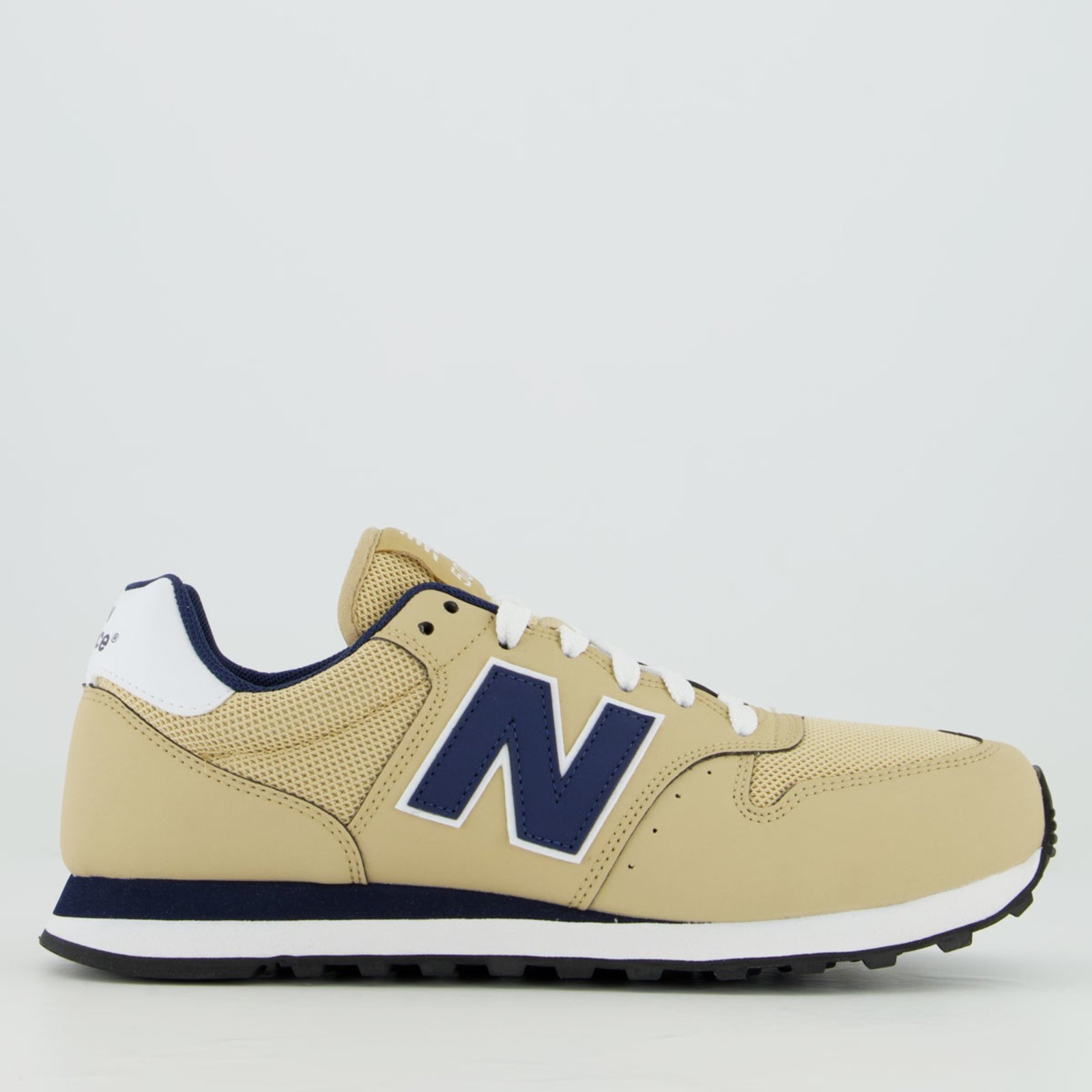 Tênis New Balance 500v2 Bege e Marinho