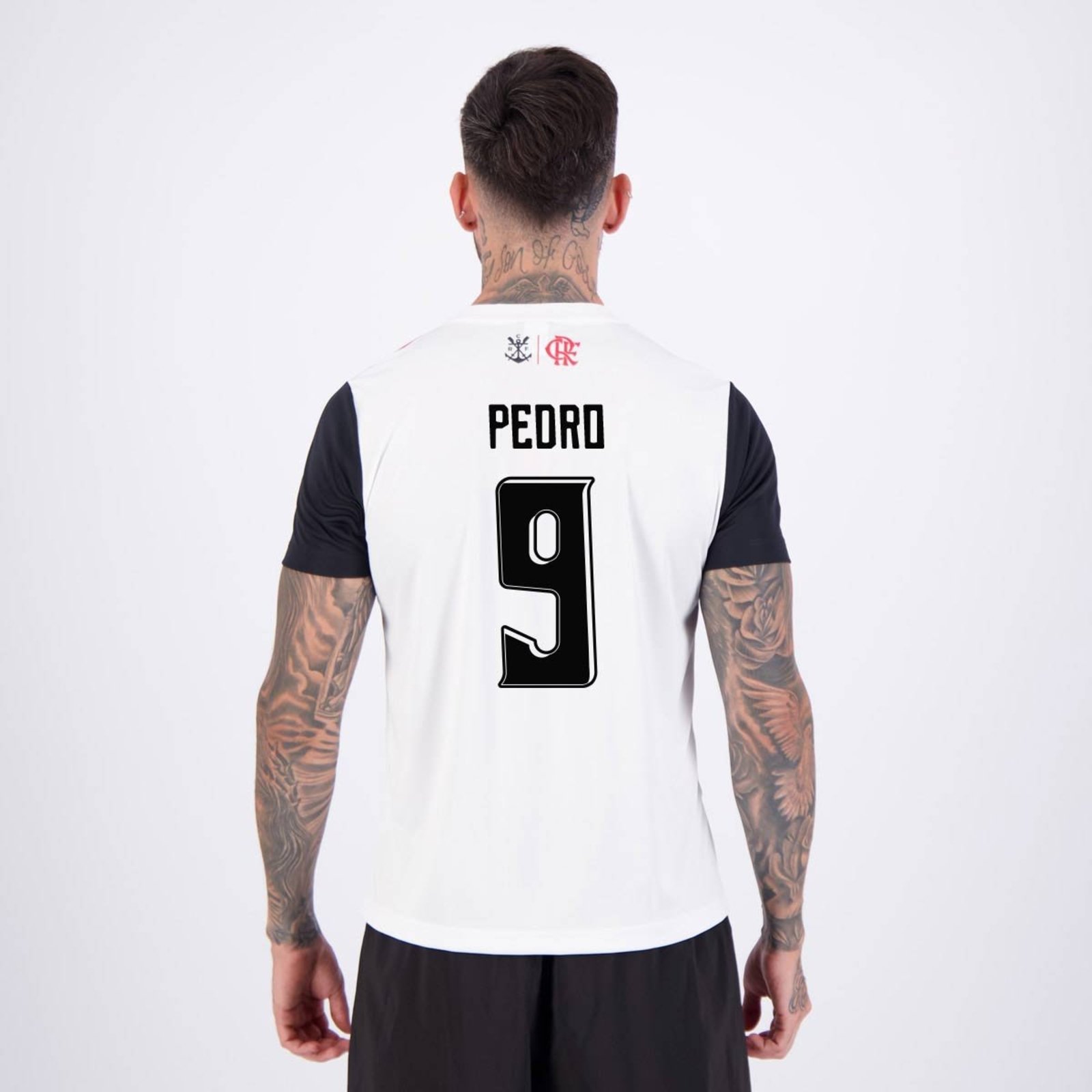 Camisa Flamengo Fulgor Branca 9 Pedro