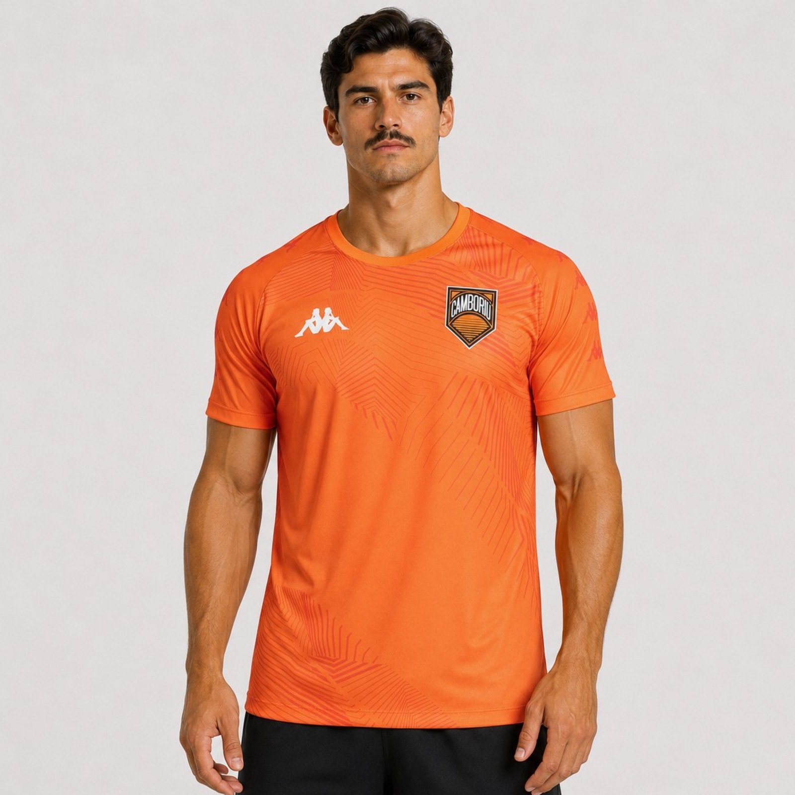 Camisa Kappa Camboriu Zurich Supporter Laranja
