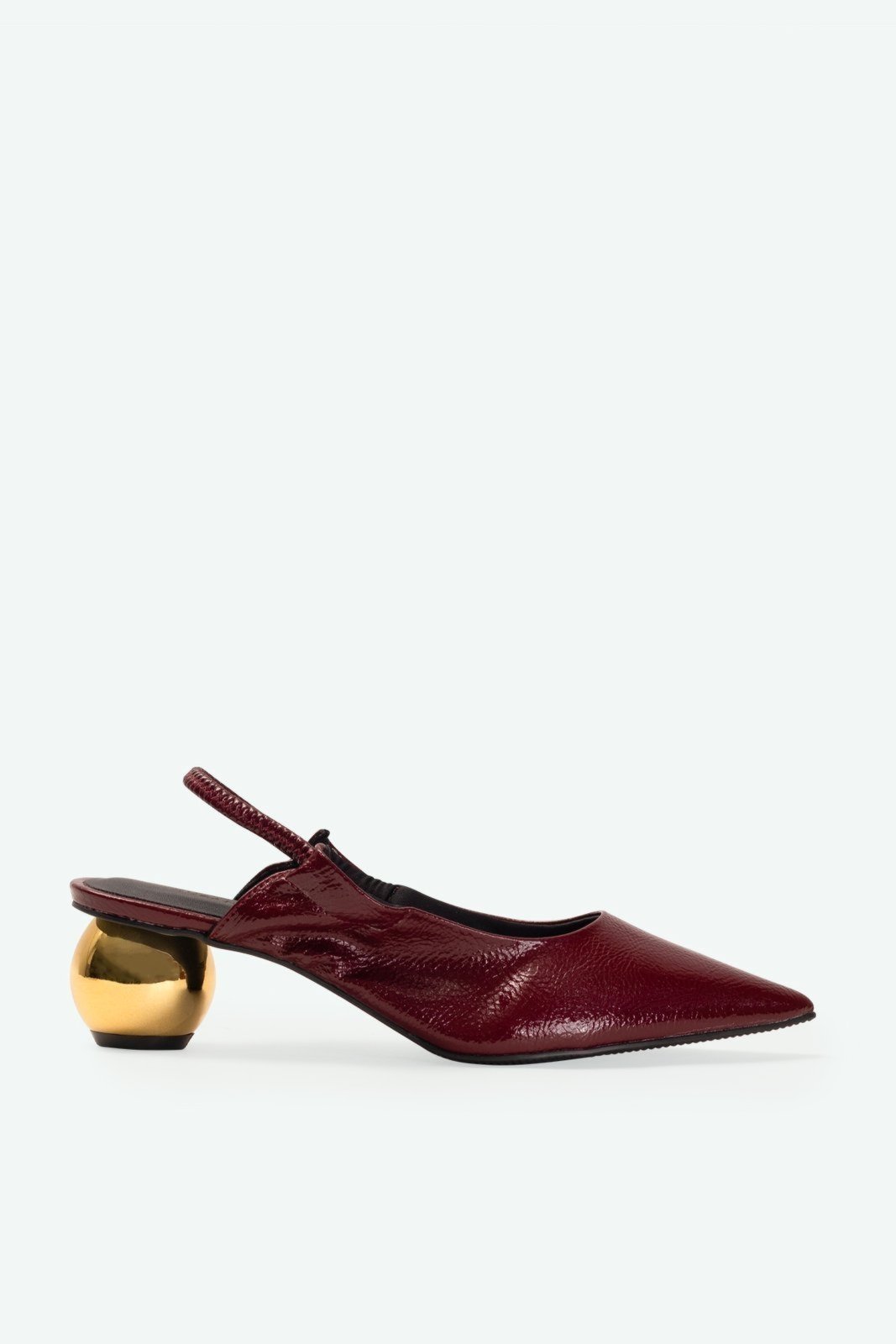 Vista 2 Slingback Adisson Suzana Santos bordô Suzana Santos bordô