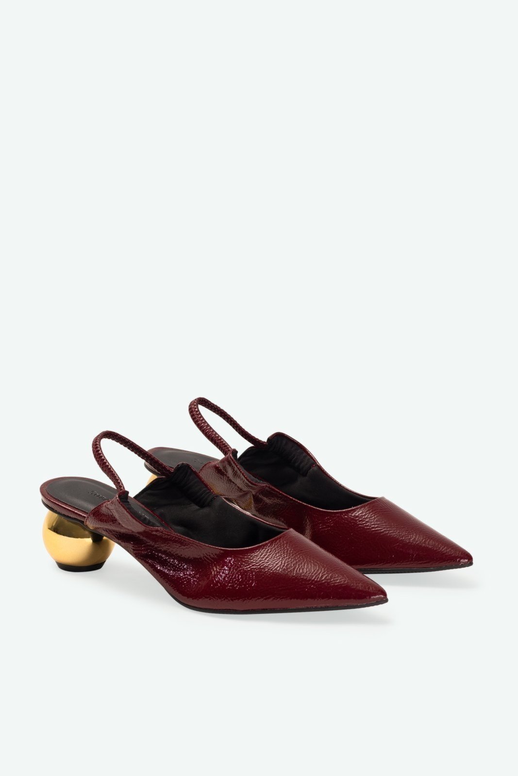 Vista 3 Slingback Adisson Suzana Santos bordô Suzana Santos bordô