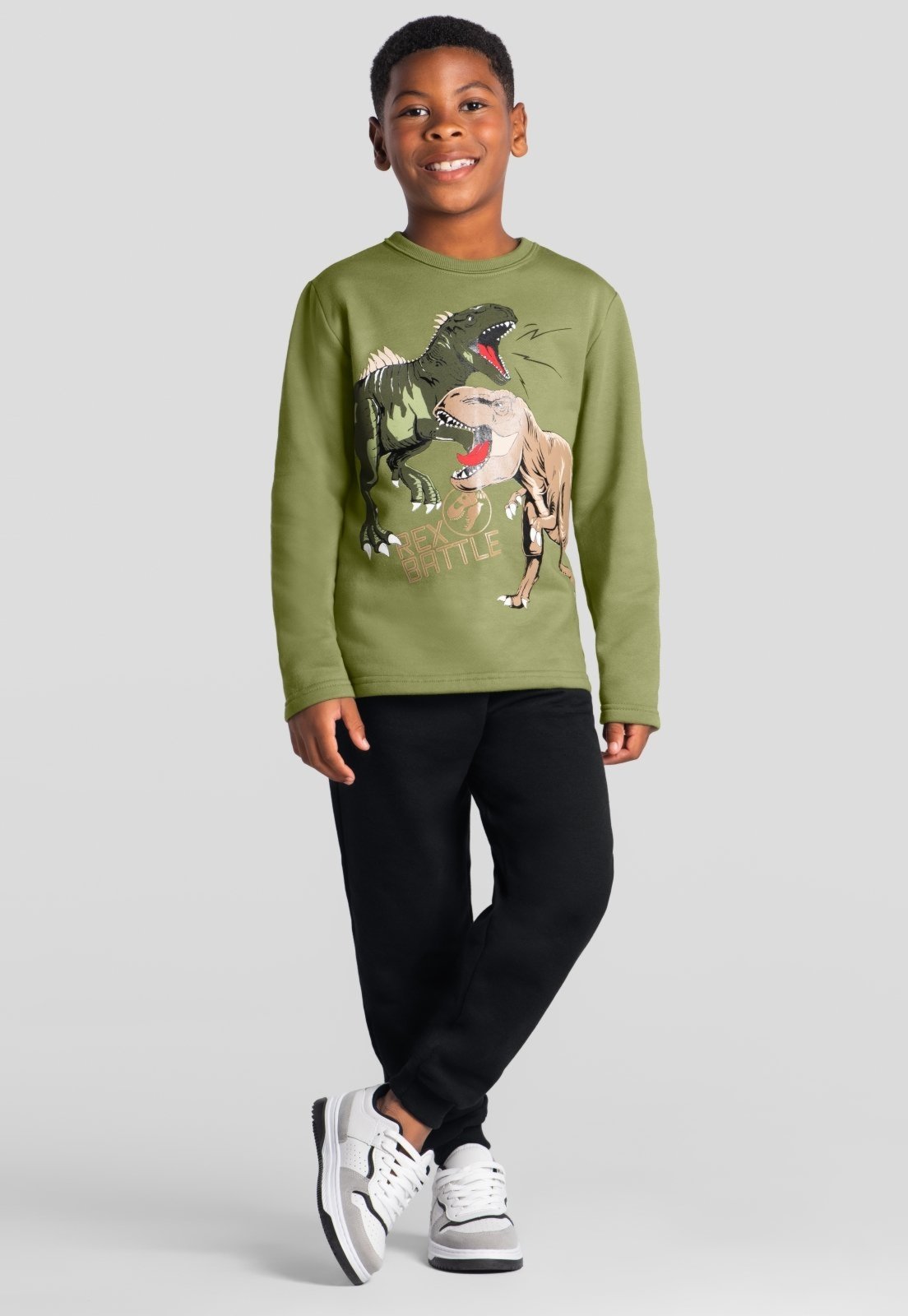 Infantil - Conjunto menino de dinossauros Brandili