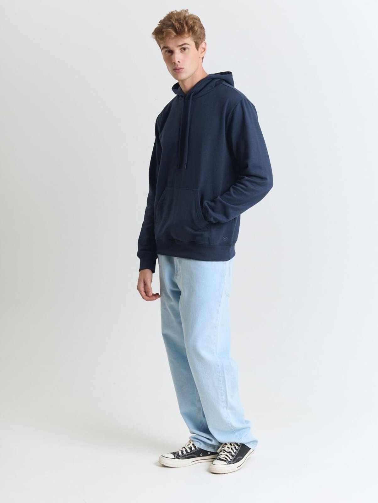 Calça jeans reta