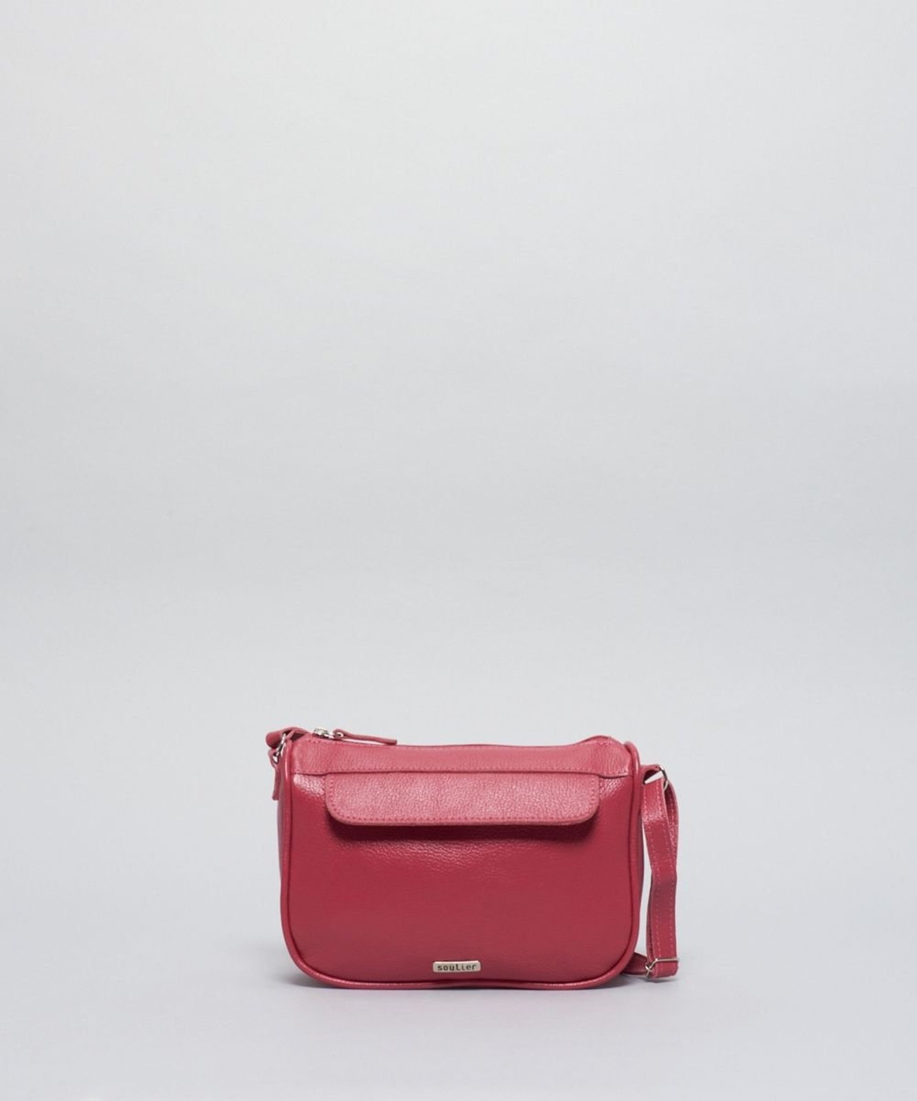 Bolsa p Couro Milena - Cereja u - cereja