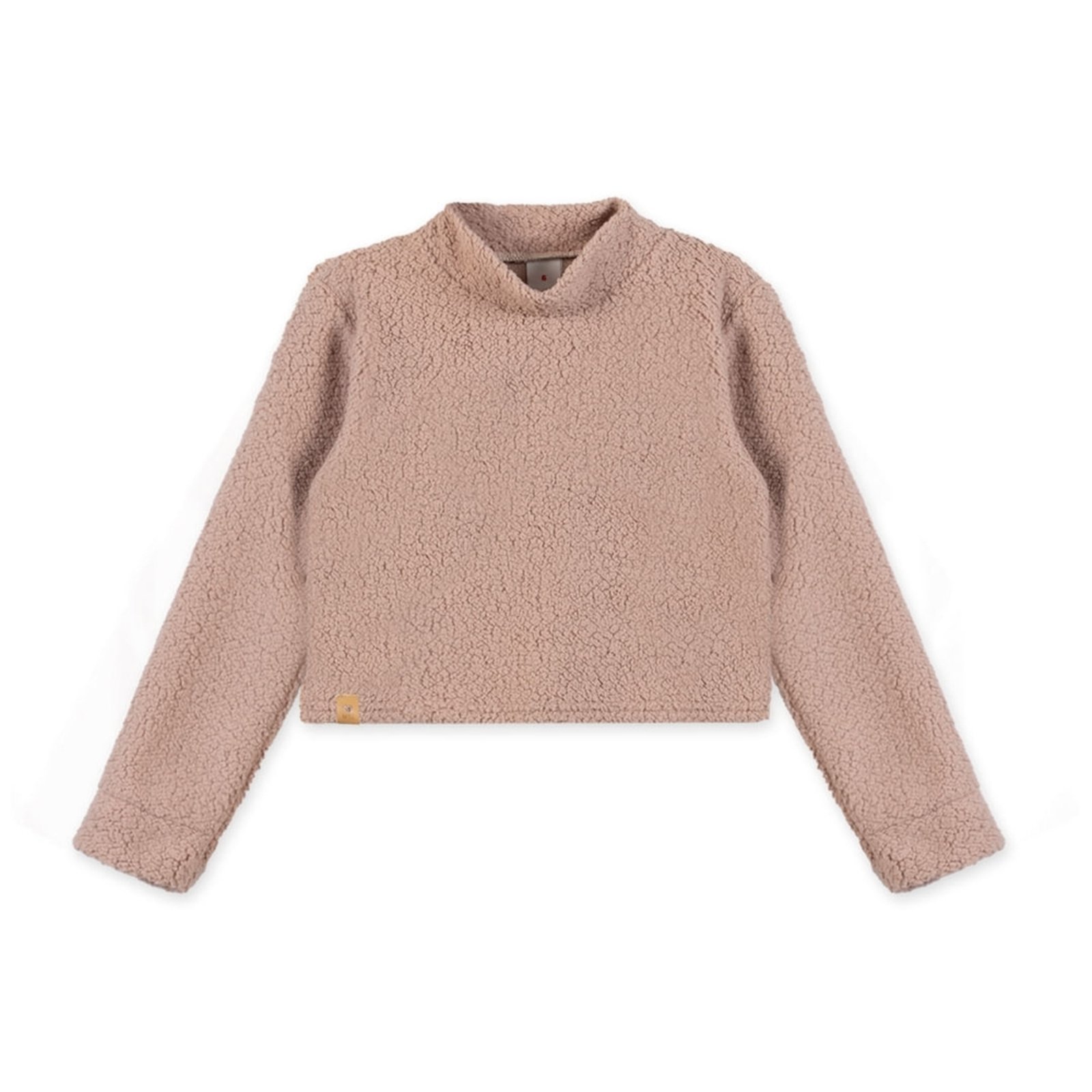 Infantil – Blusa Cropped Carneirinho Manga Longa Feminina Marisol