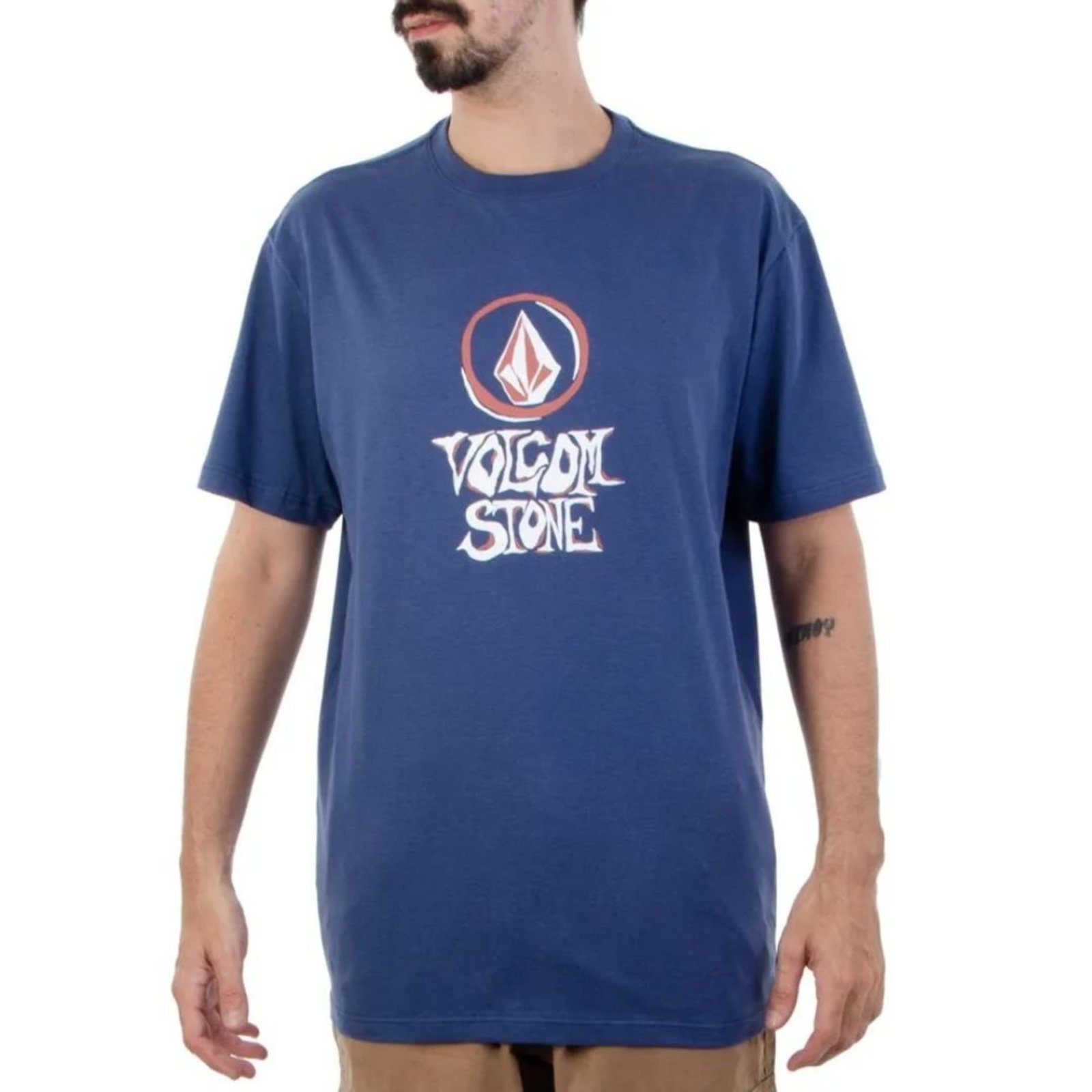 Camiseta Volcom Ezpeazy - MARINHO