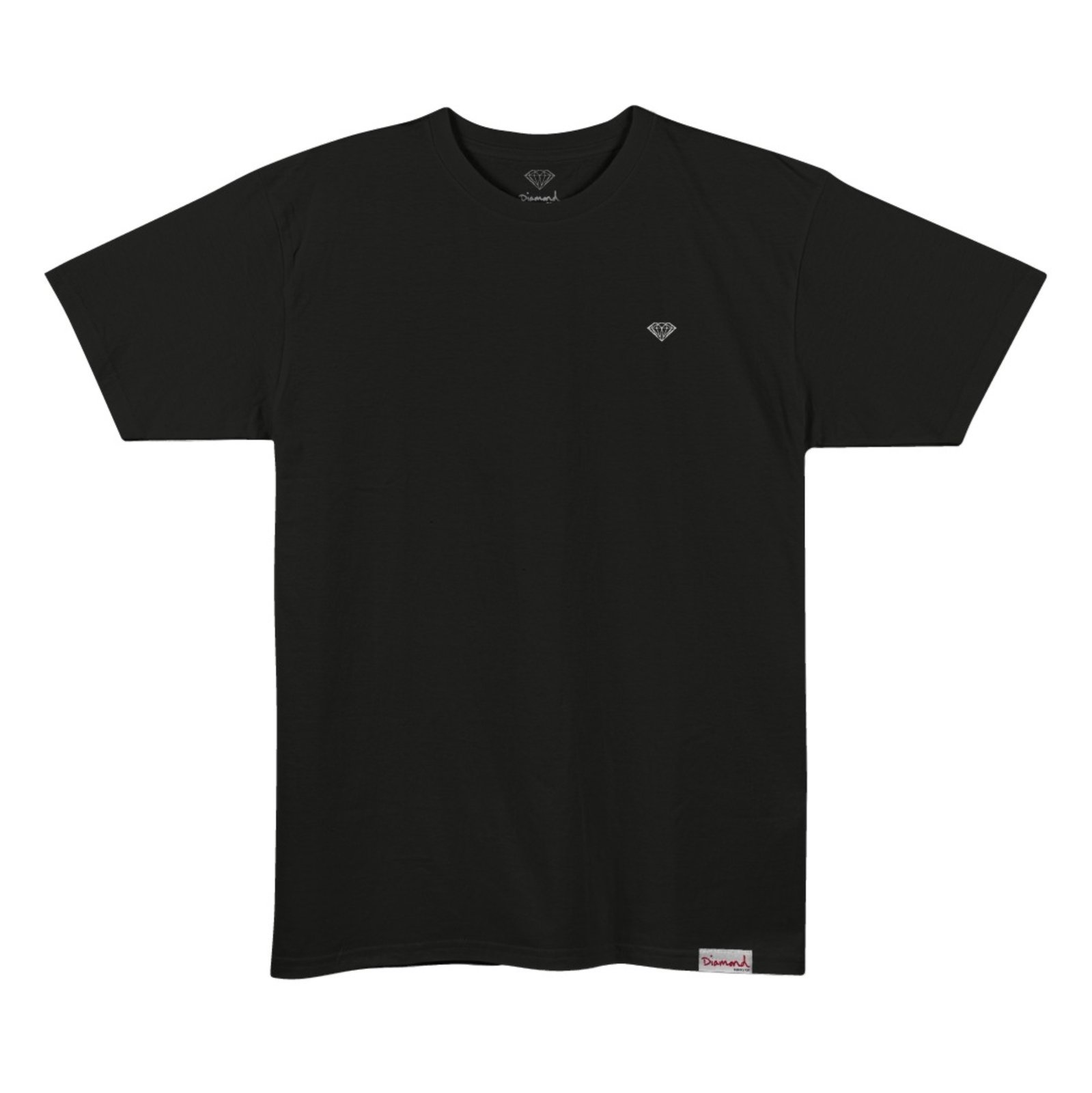 Vista 2 Camiseta Diamond Mini Label Tee - BLACK preto black Diamond preto black