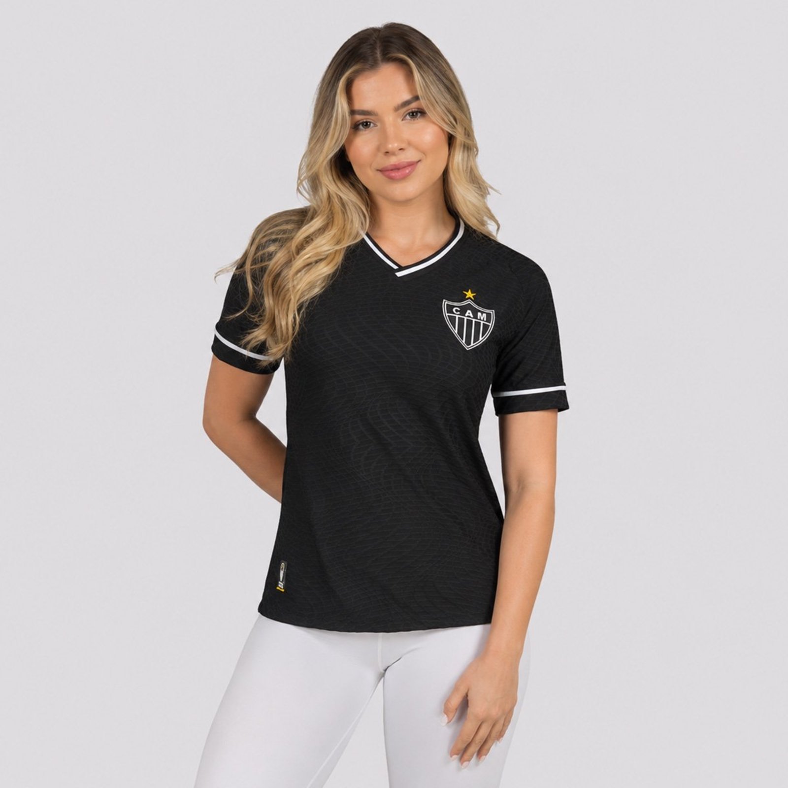 Camisa Atlético Mineiro Black Feminina Preta