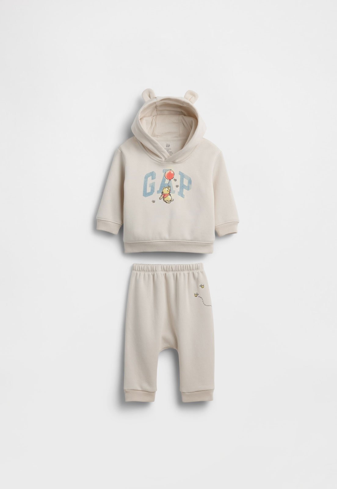Infantil - Conjunto Longo GAP Ursinho Pooh Bege