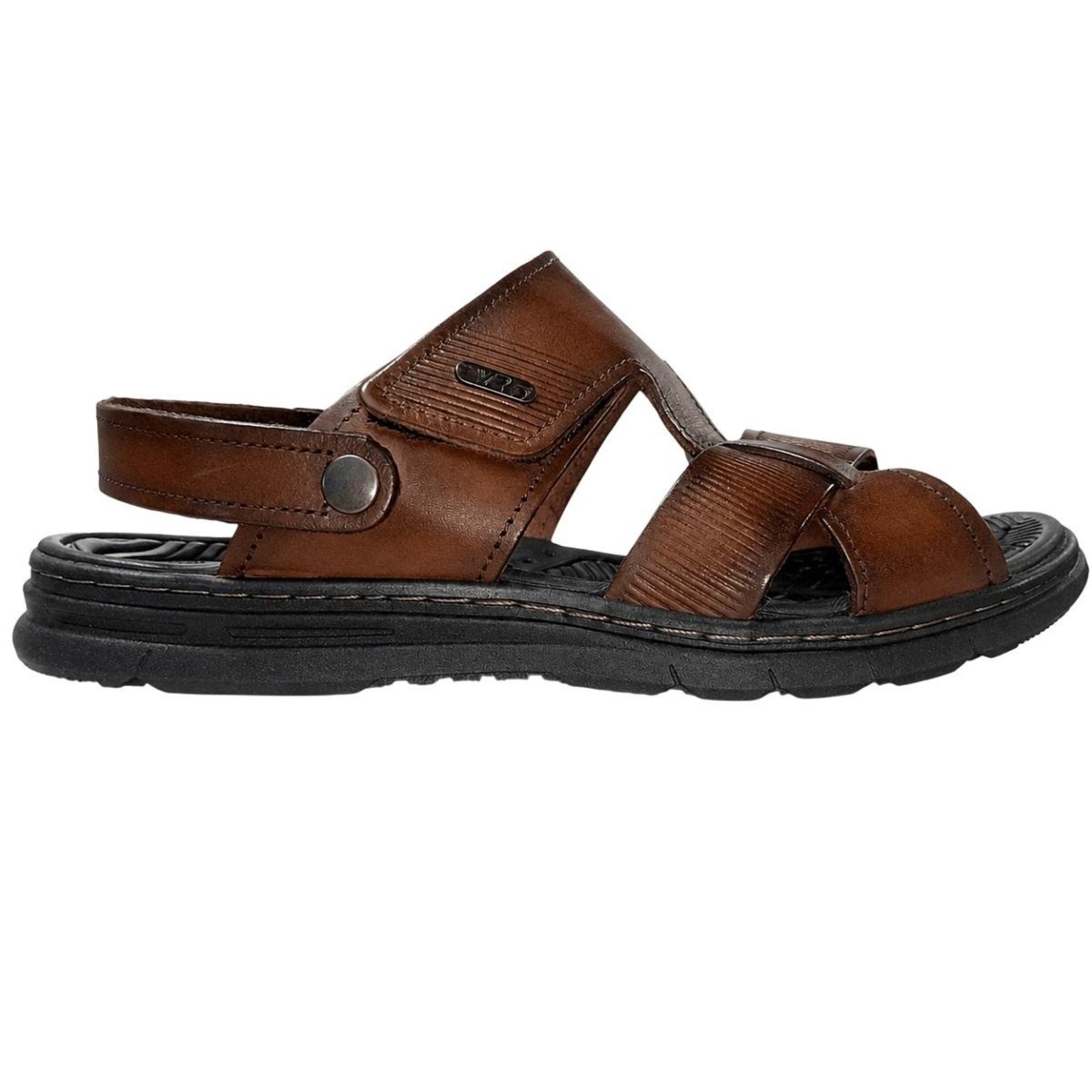 Sandália Masculina Pegada 134204 Couro Marrom