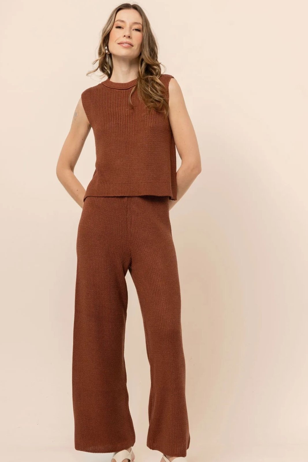 Conjunto Joana – Marrom