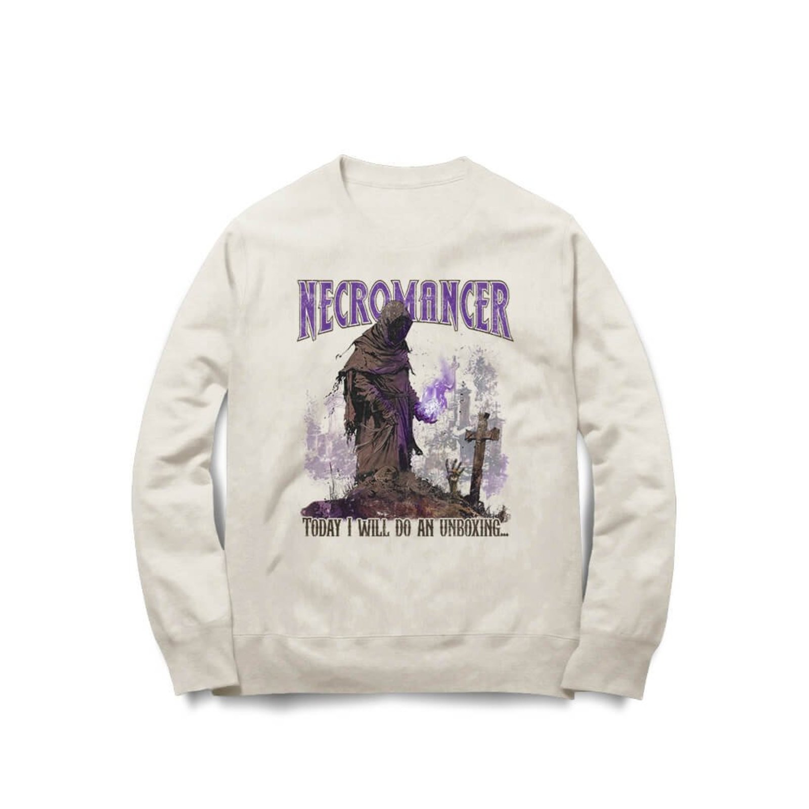 Moletom Necromancer - Off White - Casual - Studio Geek