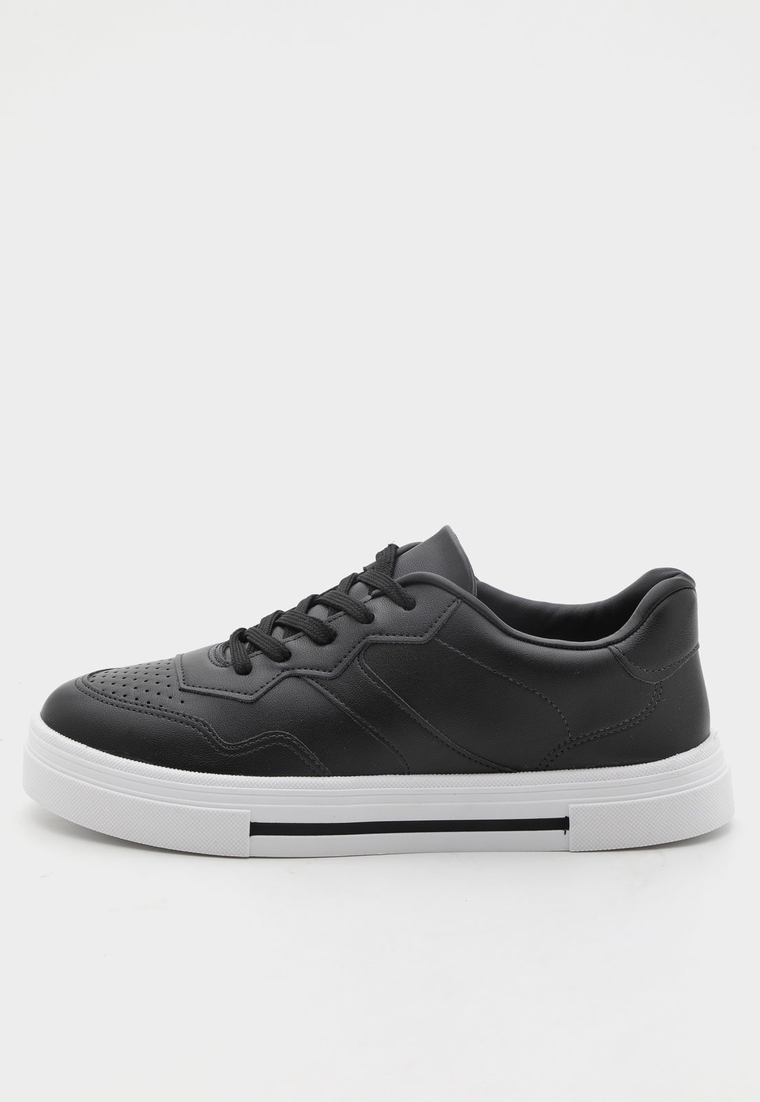 Tênis Feminino Beira Rio Cano Baixo Preto