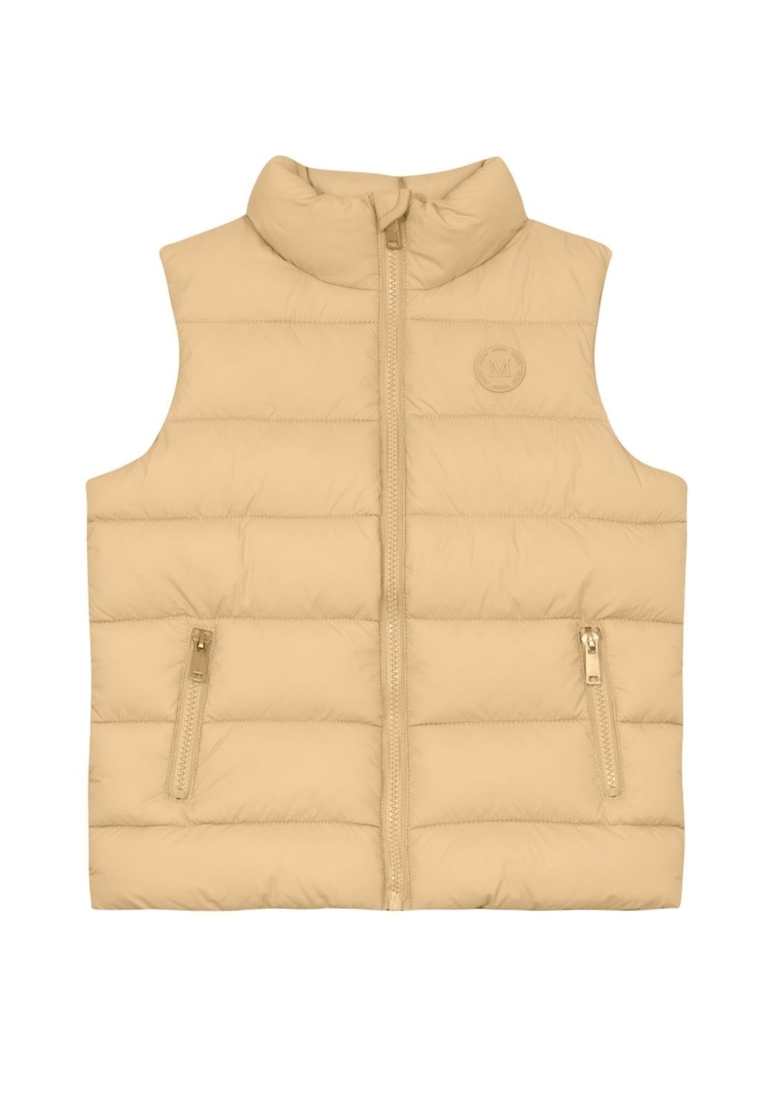 Infantil - Colete Puffer Creme Menino Brandili 8 Amarelo