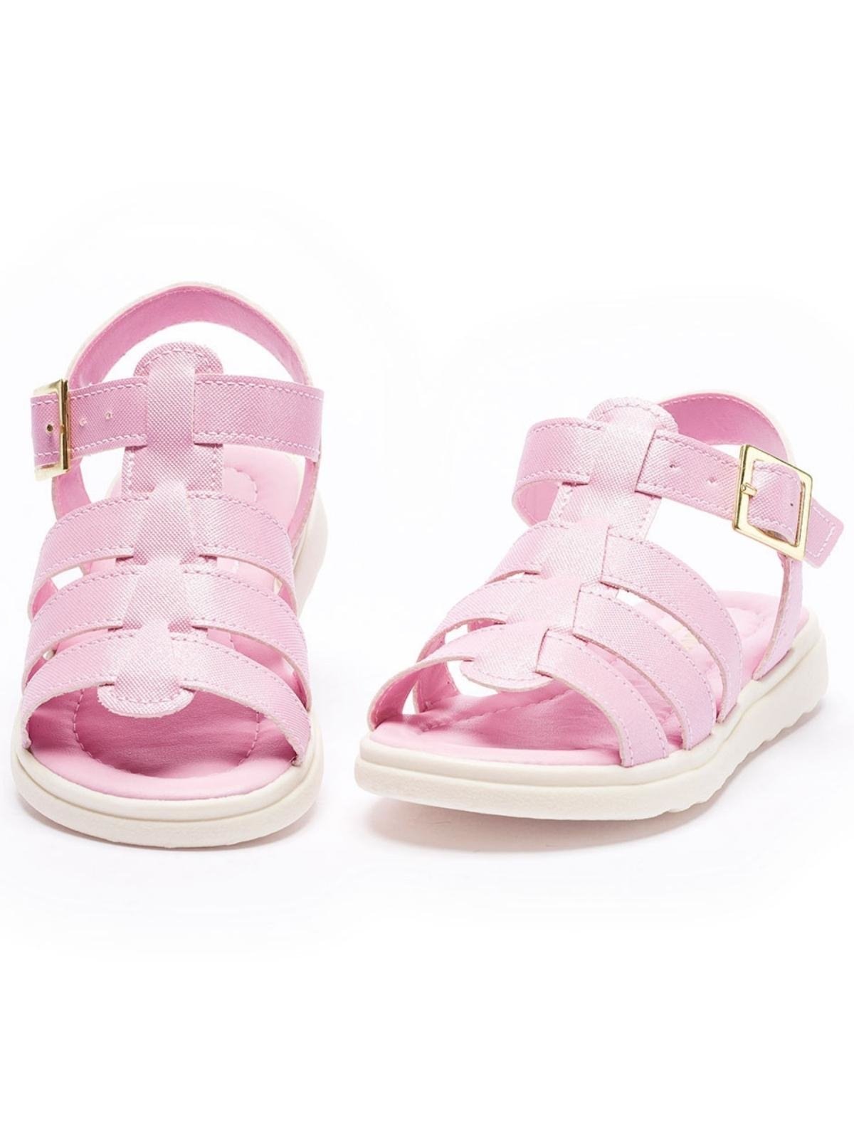 Vista 3 Infantil - Sandália Feminina Tininha Menina Fisherman branco Tininha branco
