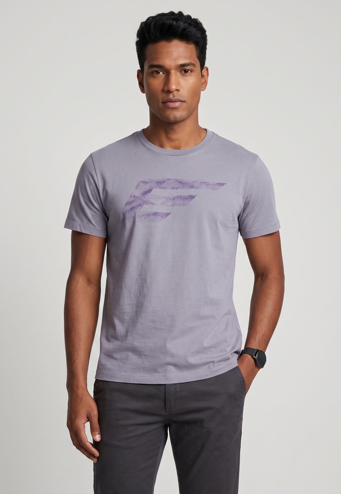 Camiseta Masculina Ellus Maxxi Easa Classic Lilás