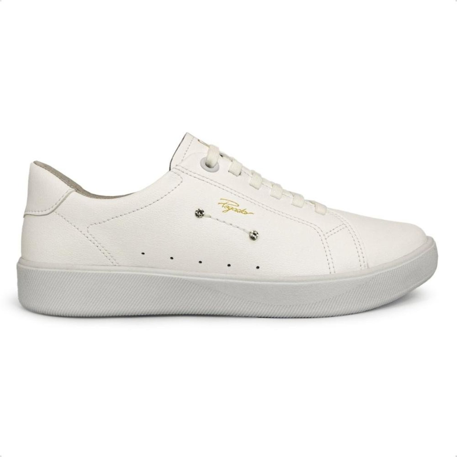 Tênis Pegada Feminino em Microfibra 271801 Branco
