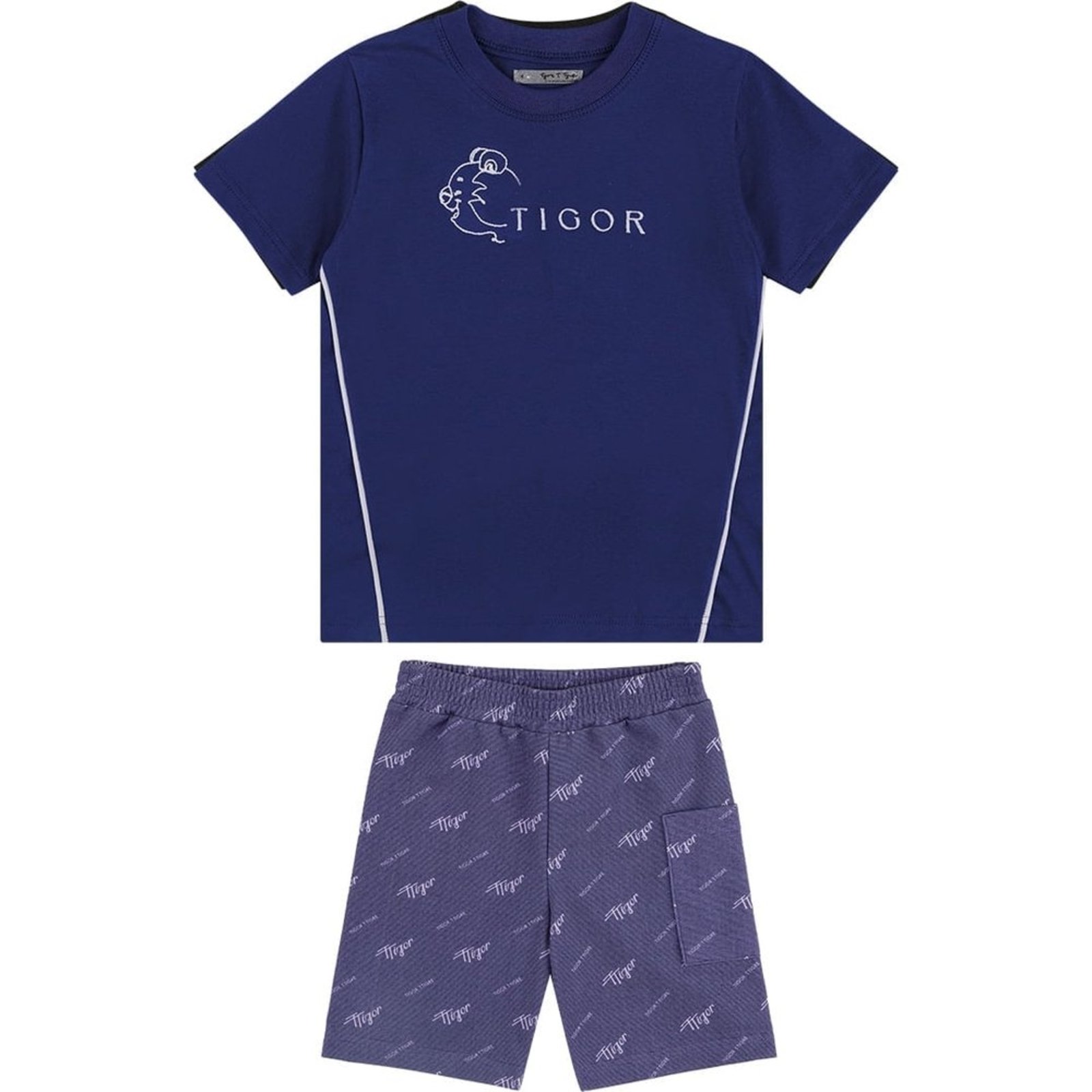 Infantil - Conjunto Curto Menino Tigor T. Tigre