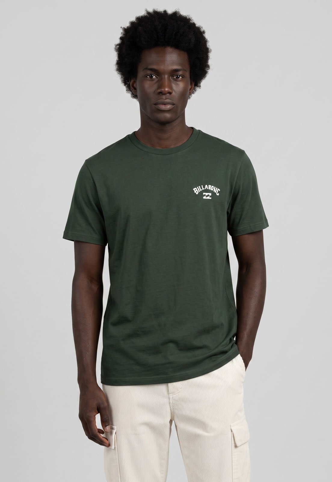 Camiseta Masculina Billabong Small Arch Verde